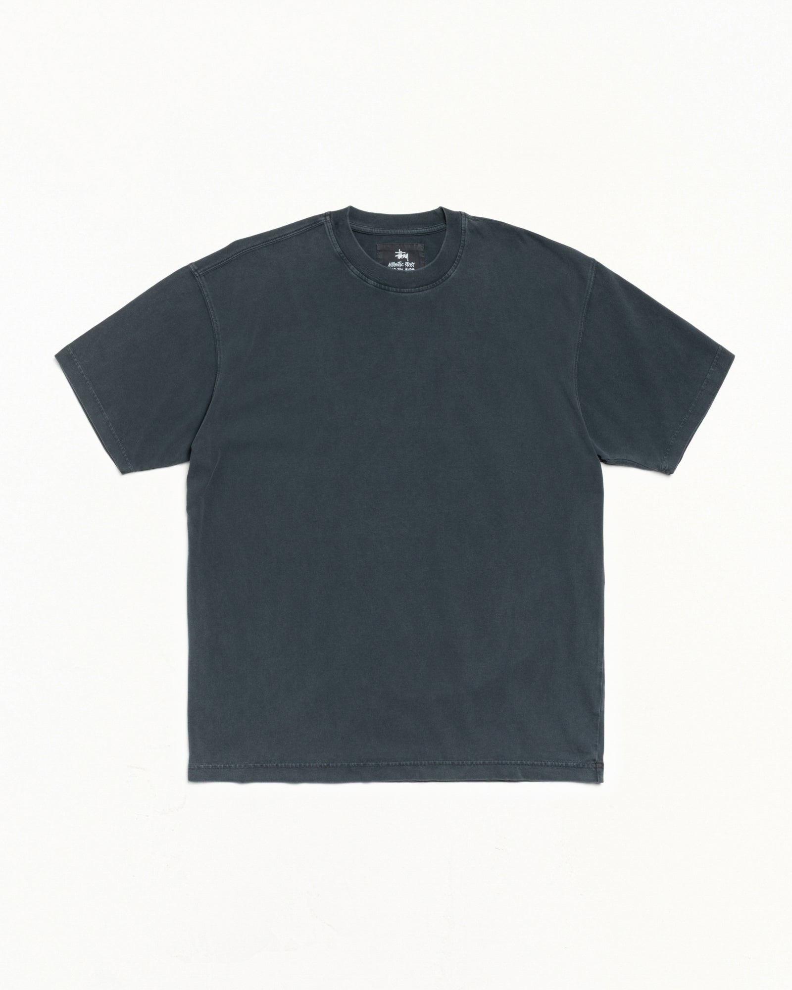 Stussy Garment Dyed SS Tee Maglietta Faded Black 260gsm