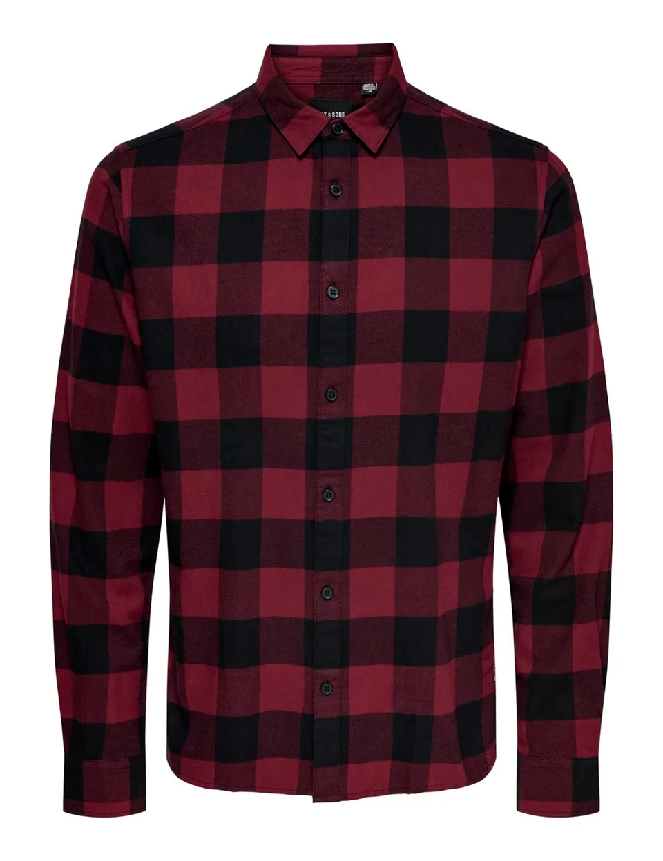 ONLY & SONS Gudmund Camicia Cabernet Maniche Lunghe