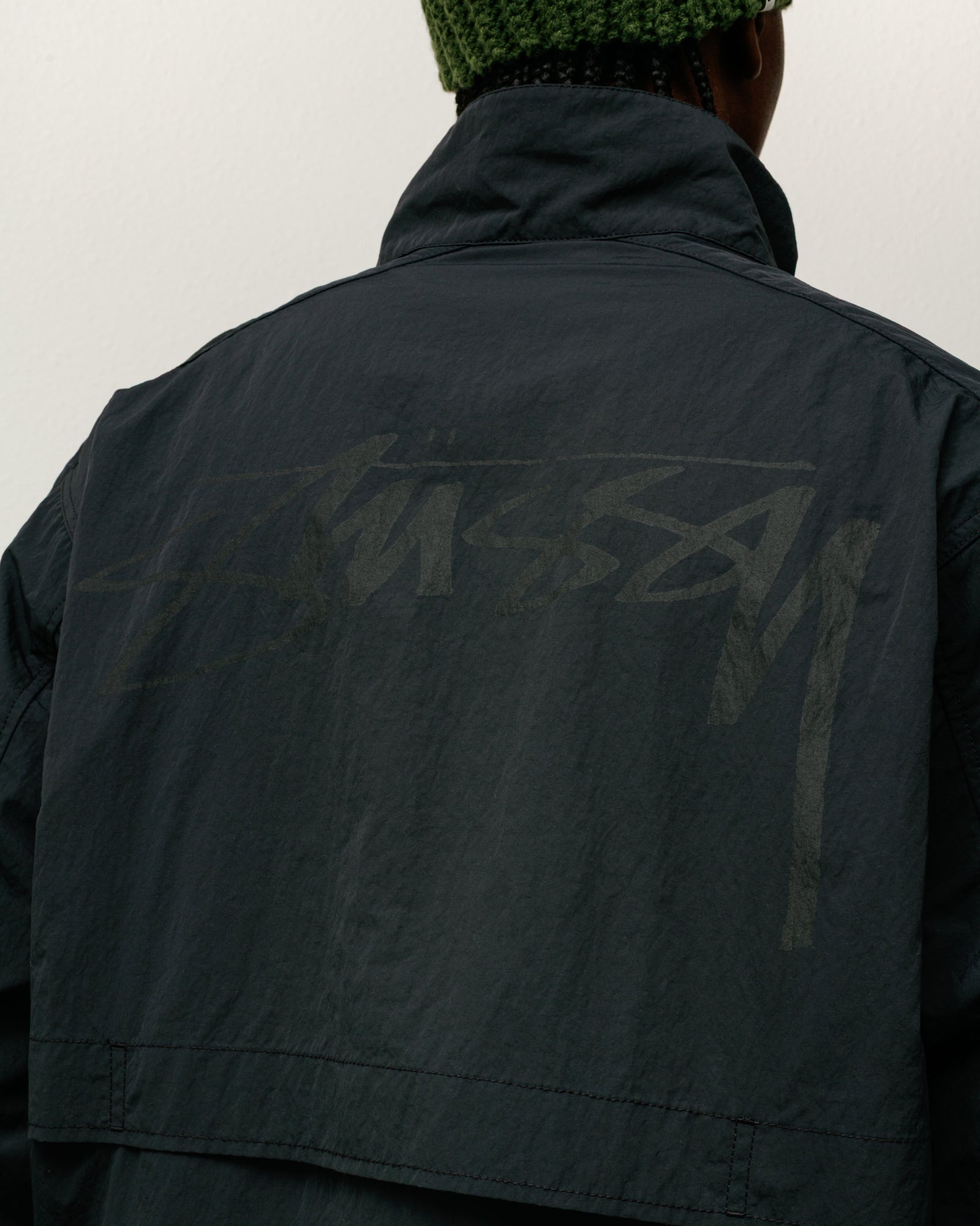 Stussy Lightweight Mock Jacket giacca Black nylon leggera