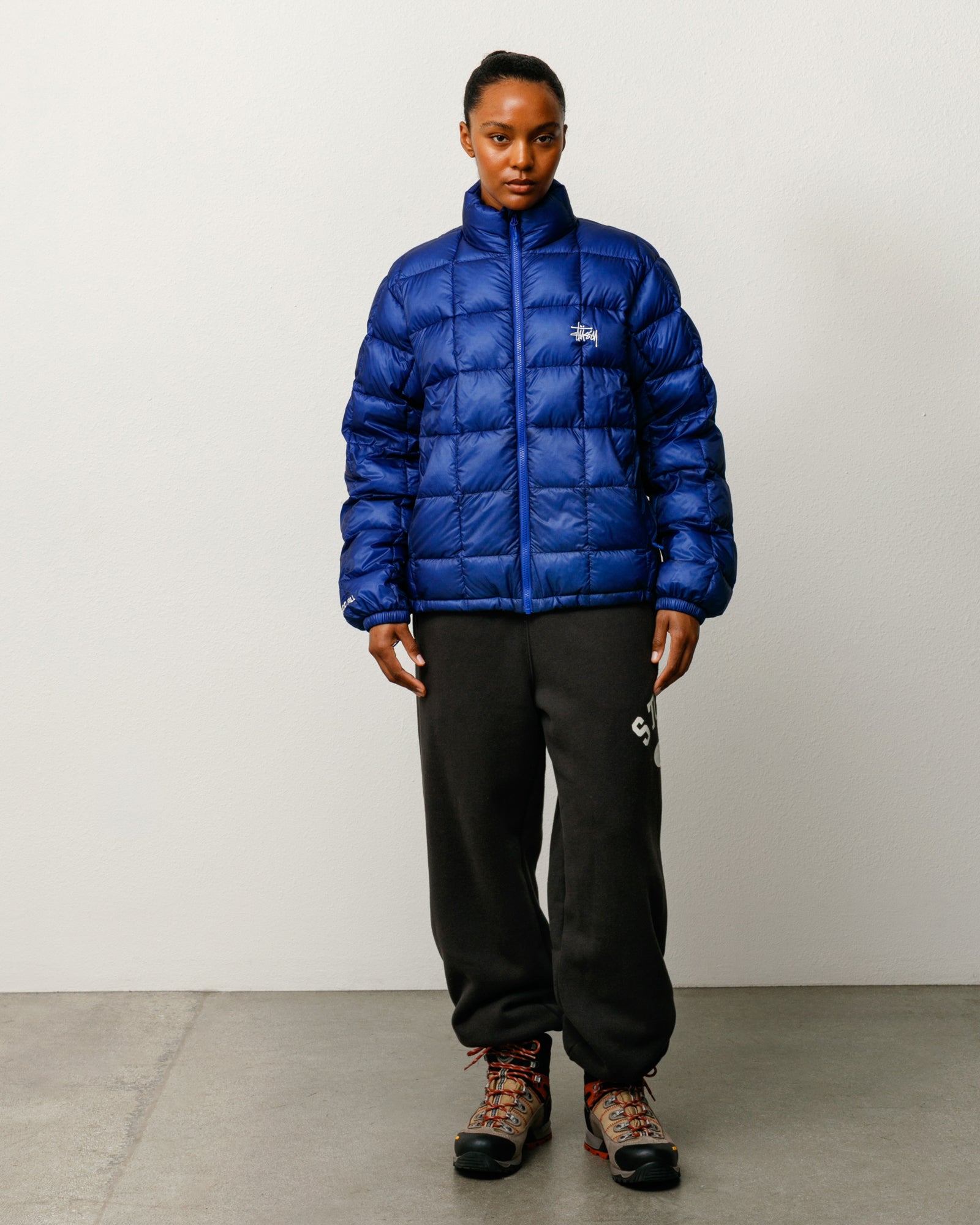 Stussy Varsity Fleece Pant washed black 500gsm