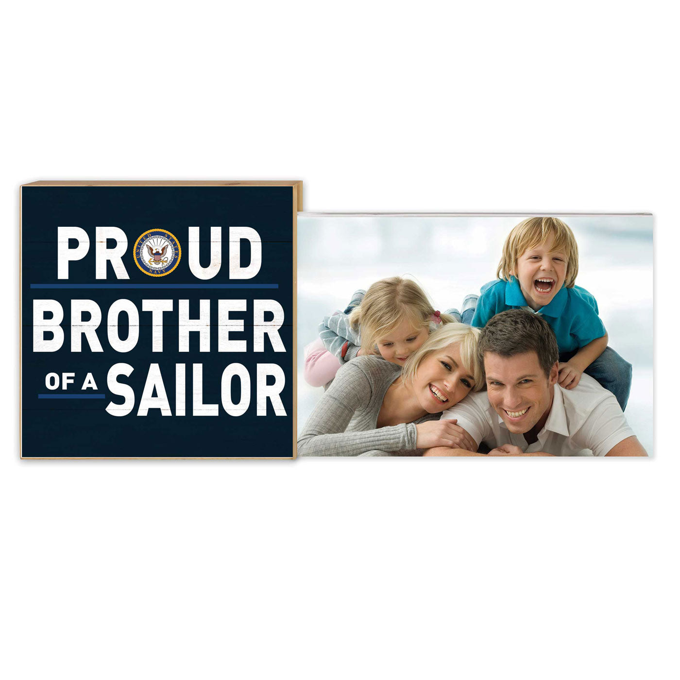 7.62 Design Navy cornice foto 10x15 blu Proud Brother