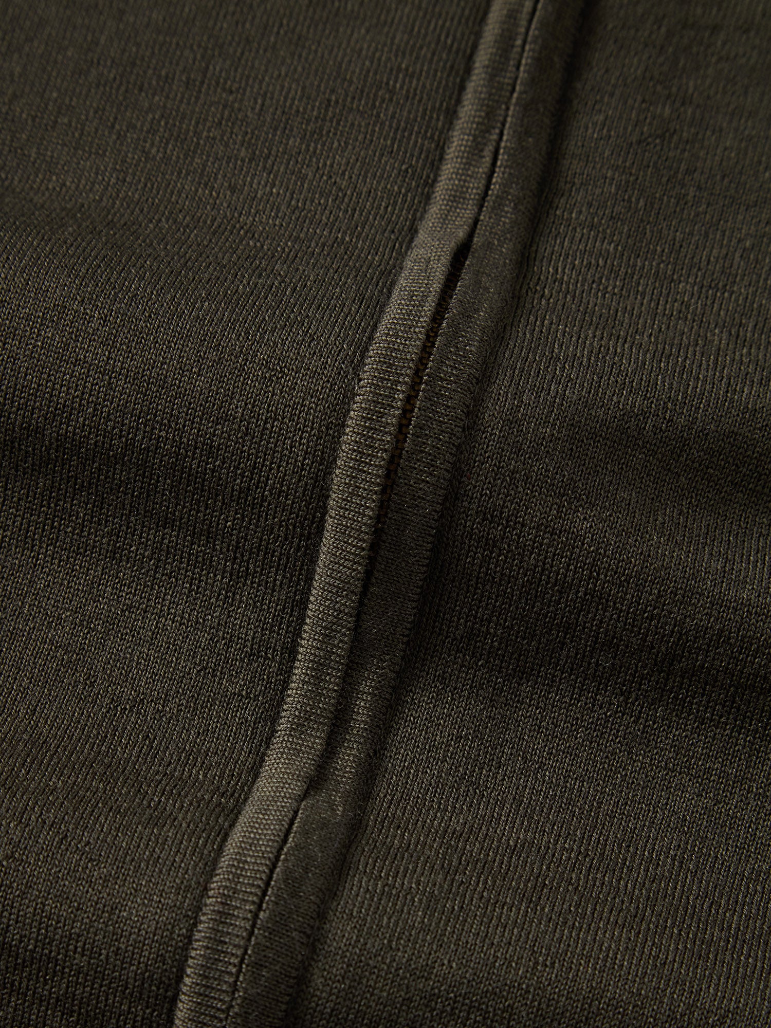 Robert Talbott Dalton Full Zip maglione merino verde oliva XL