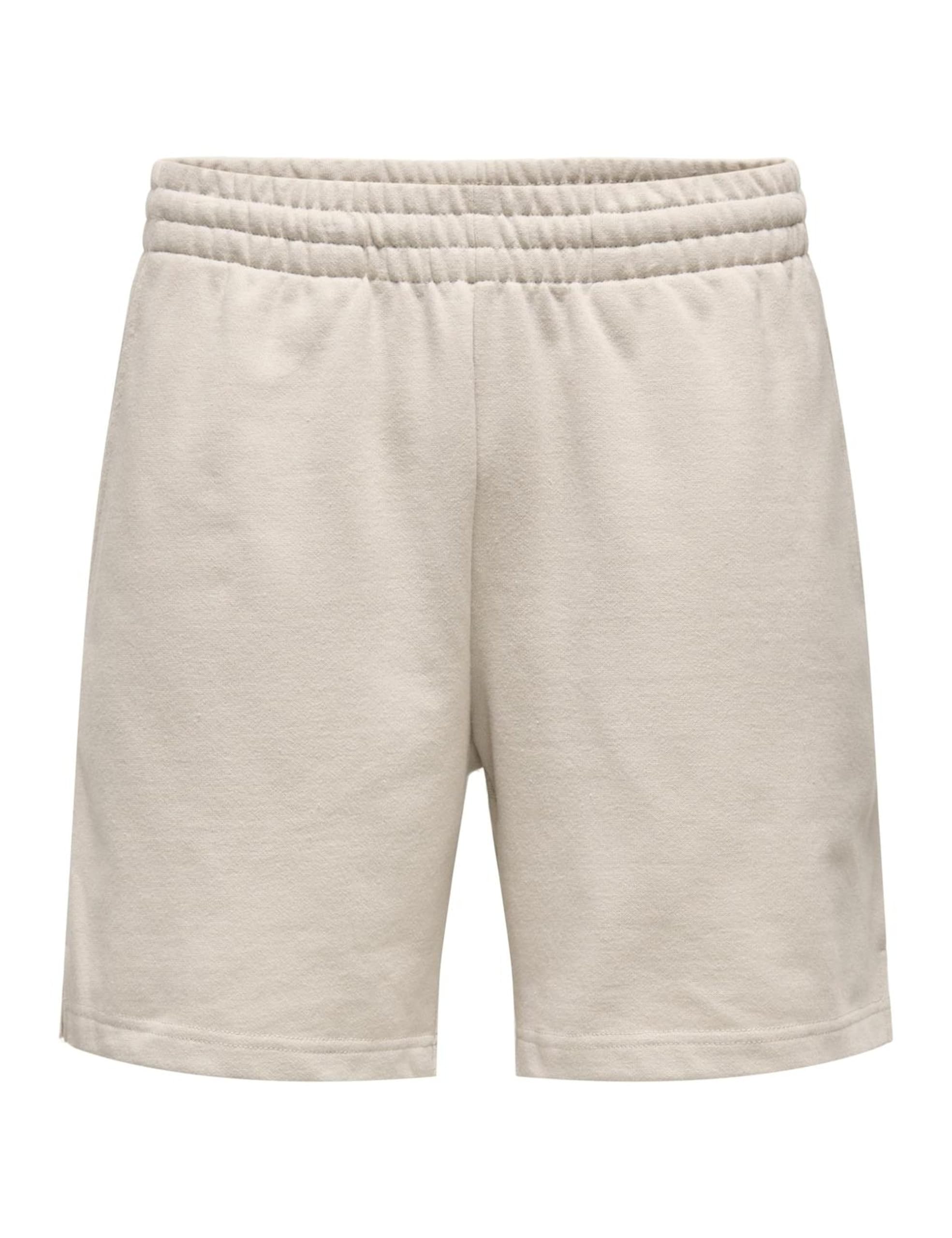 Only & Sons Onsdavid Pantaloncini Uomo Argento Cotone