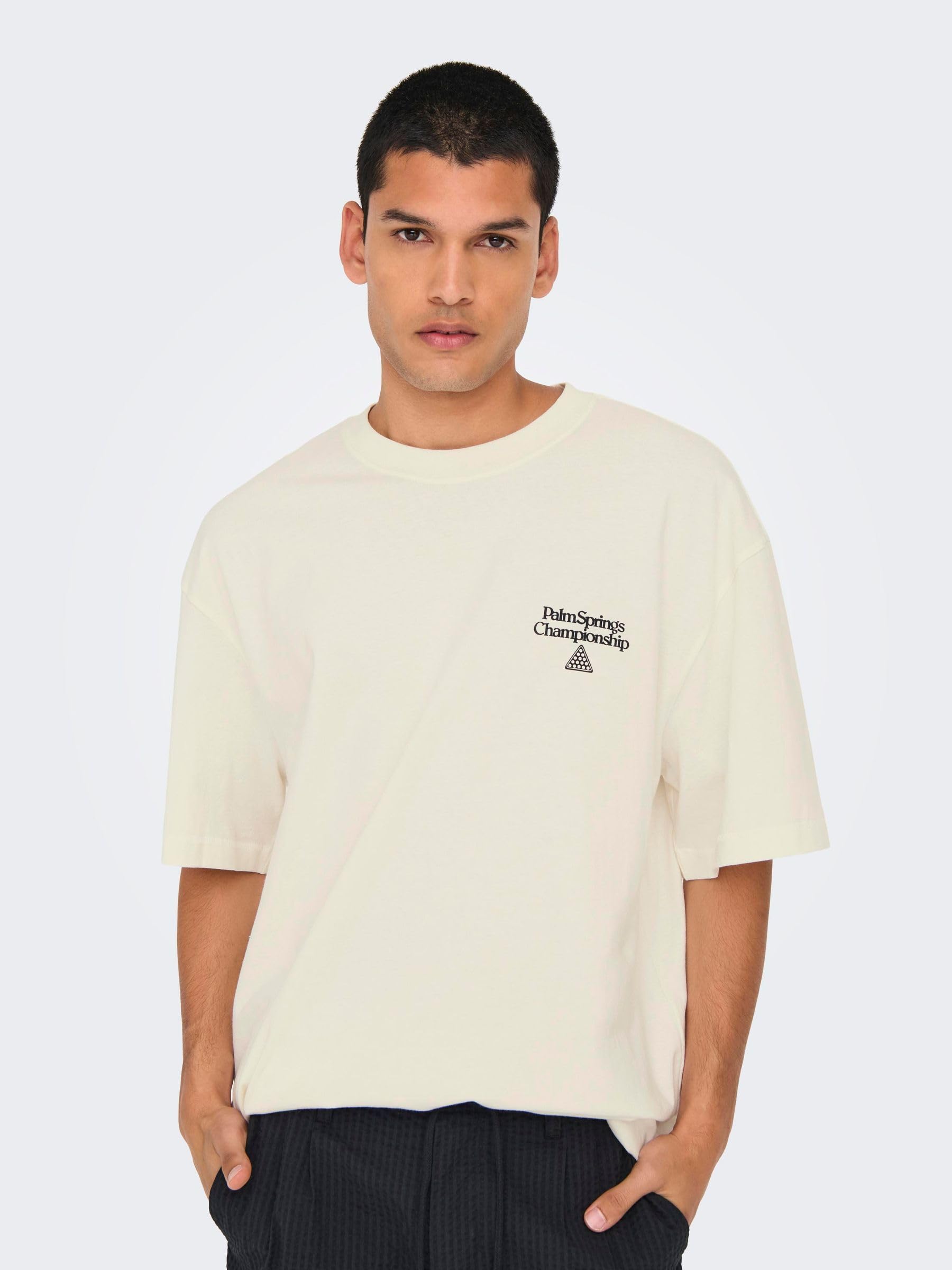 ONLY & SONS Onsmilo Pasadena T-shirt XL cotone manica corta