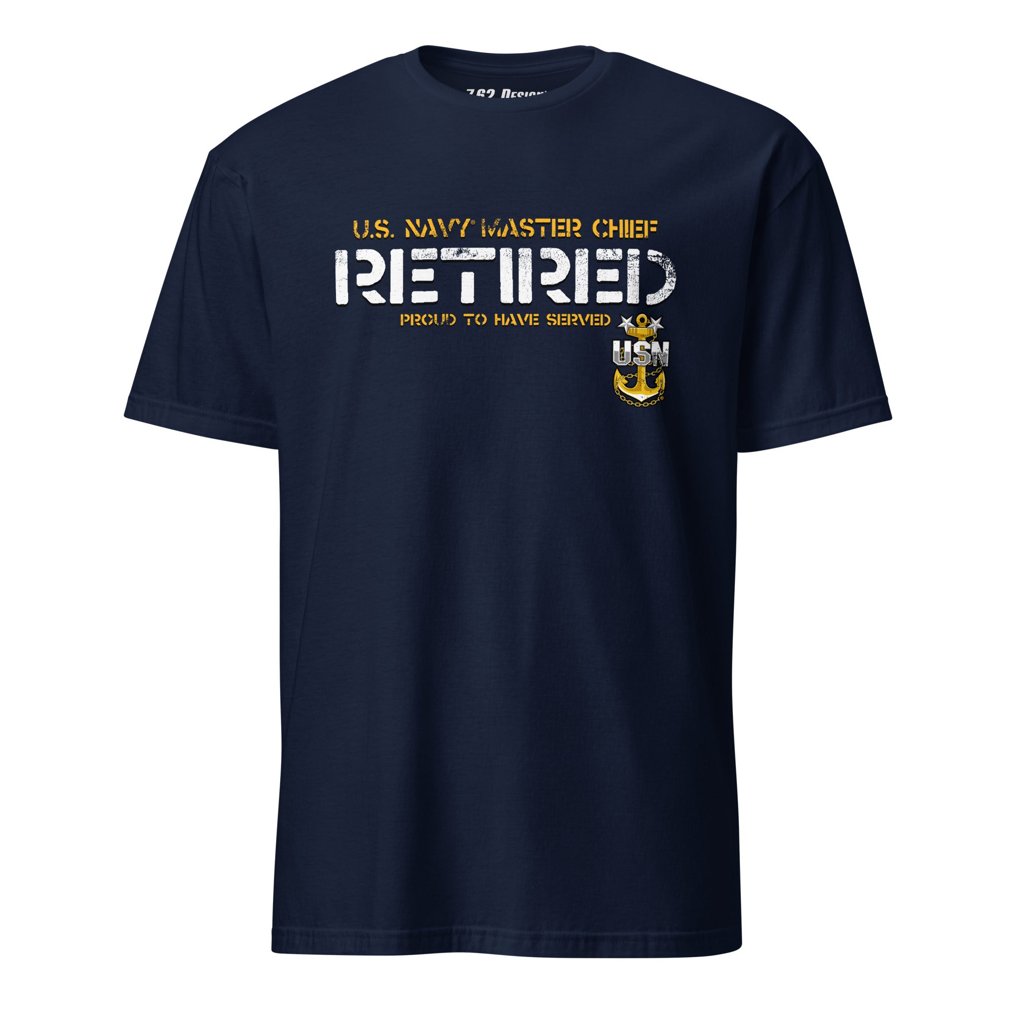 7.62 Design Navy Retired maglietta uomo blu cotone