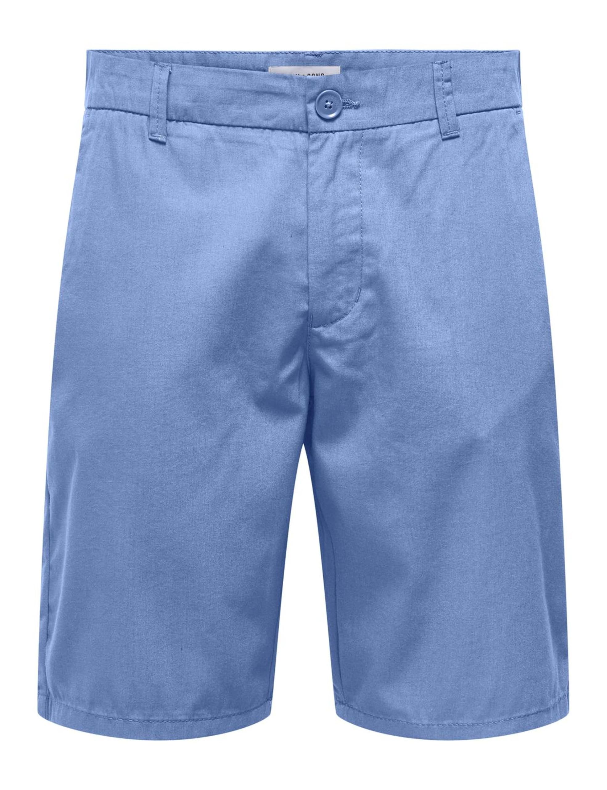 Only & Sons Onskal Chino 0287 Shorts Uomo Cotone Nero