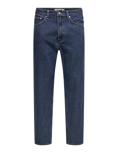 Only & Sons Onstye Loose Tapered Jeans 31W/32L Nero Delavé