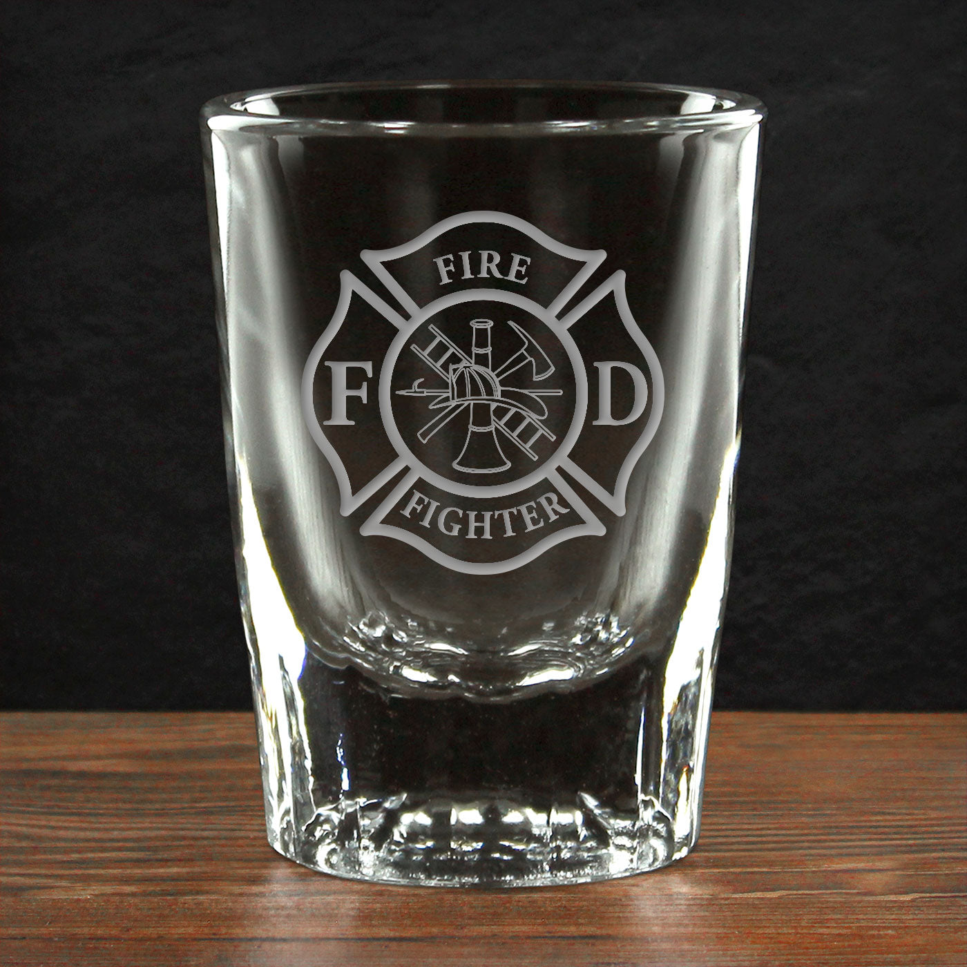 7.62 Design Drinkware Firefighter bicchierino shot 2oz vetro inciso
