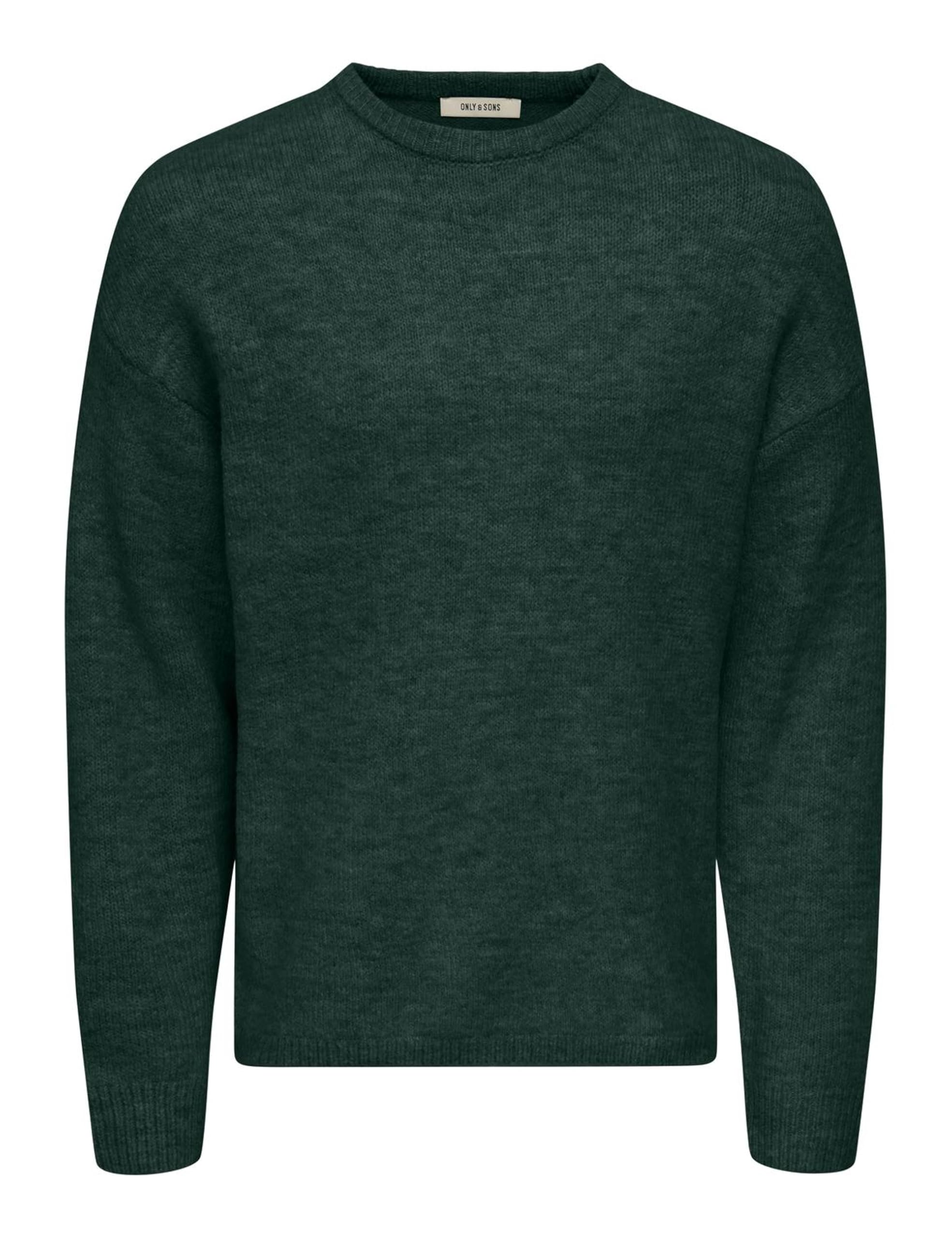 Only & Sons Onswake Pullover Uomo M Grigio Girocollo Relaxed