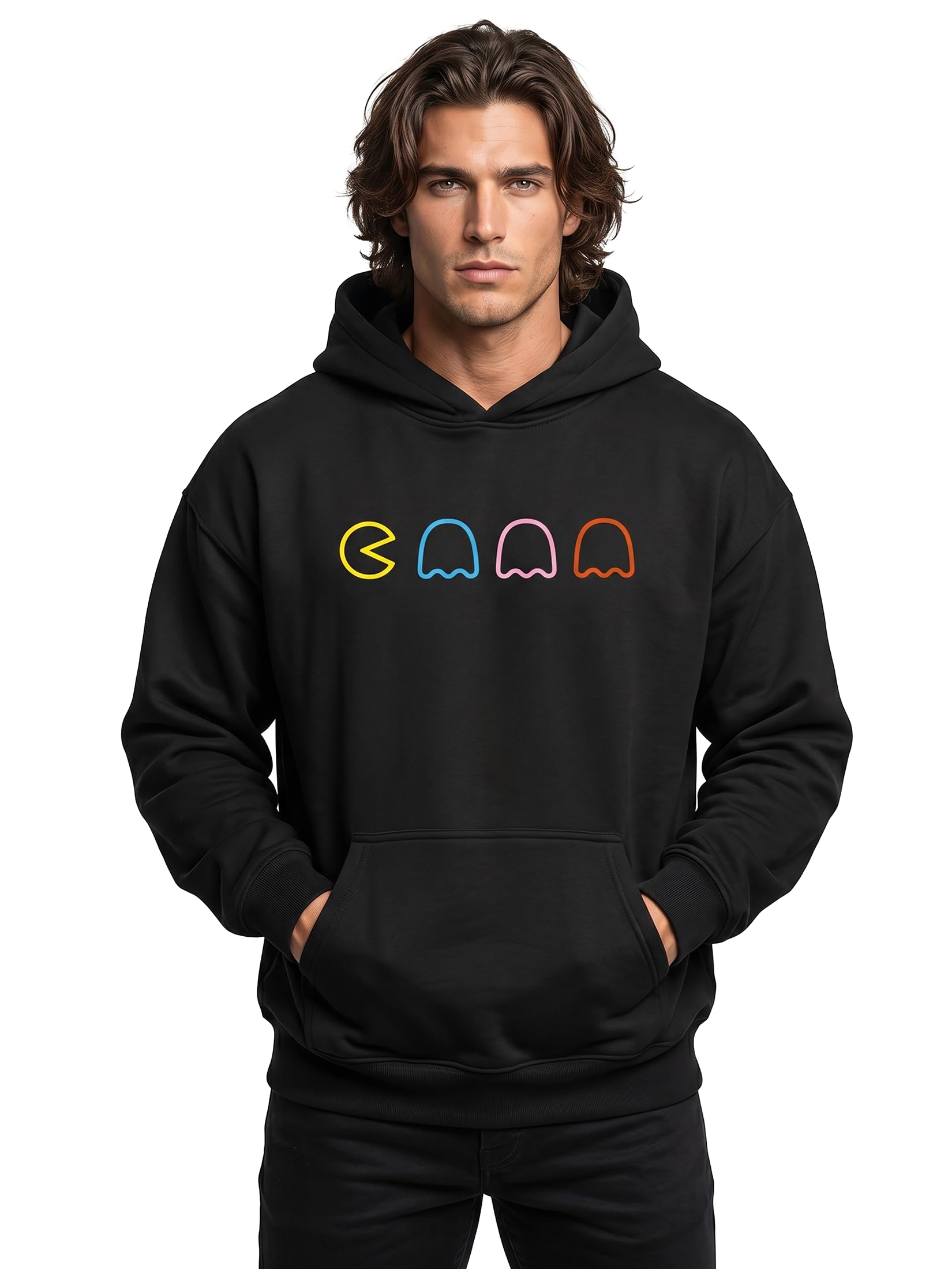 MAKAYA Felpa con Cappuccio Vintage Gaming Uomo XL Cotone