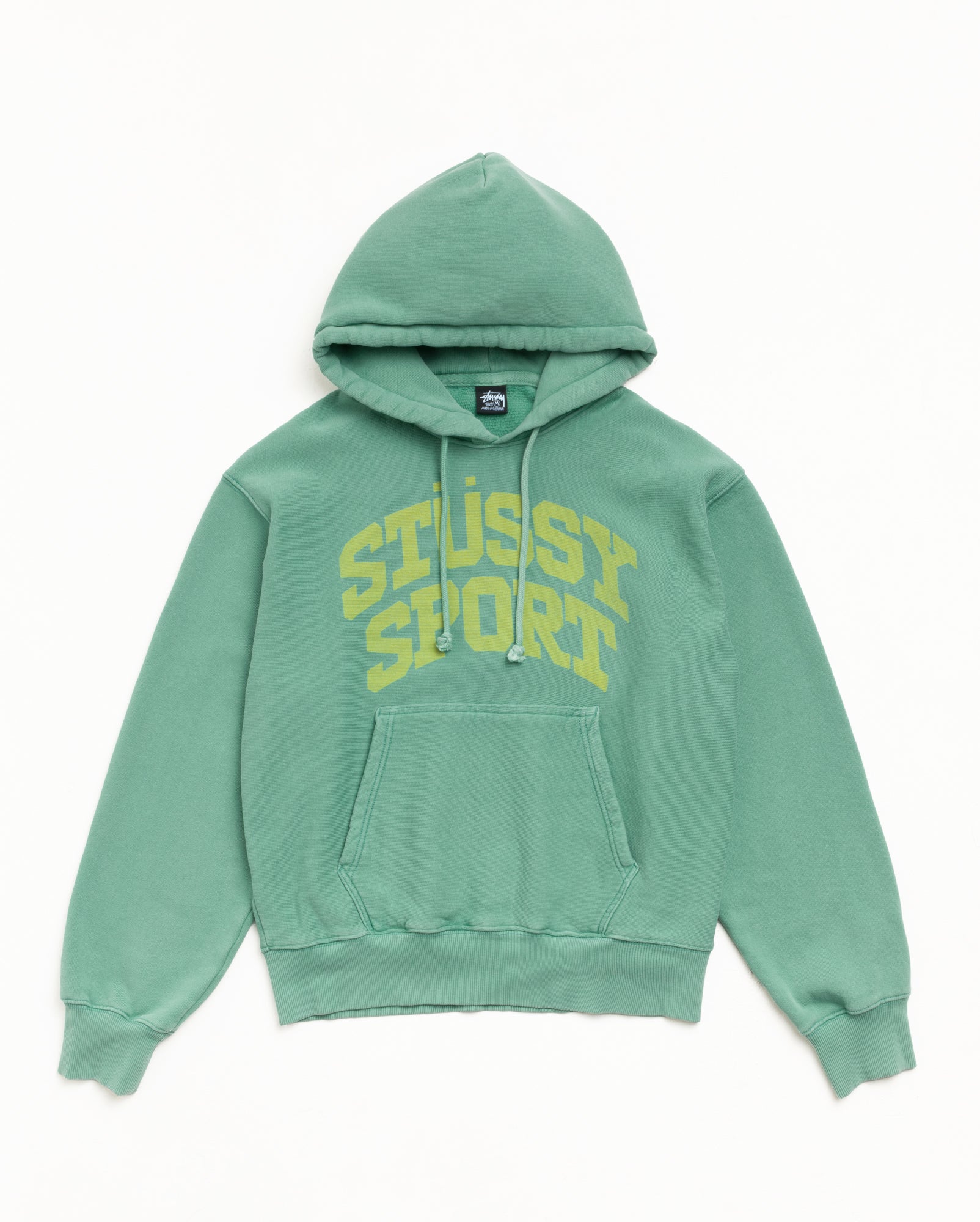 Stussy Block Sport Hoodie felpa cappuccio arctic cotone