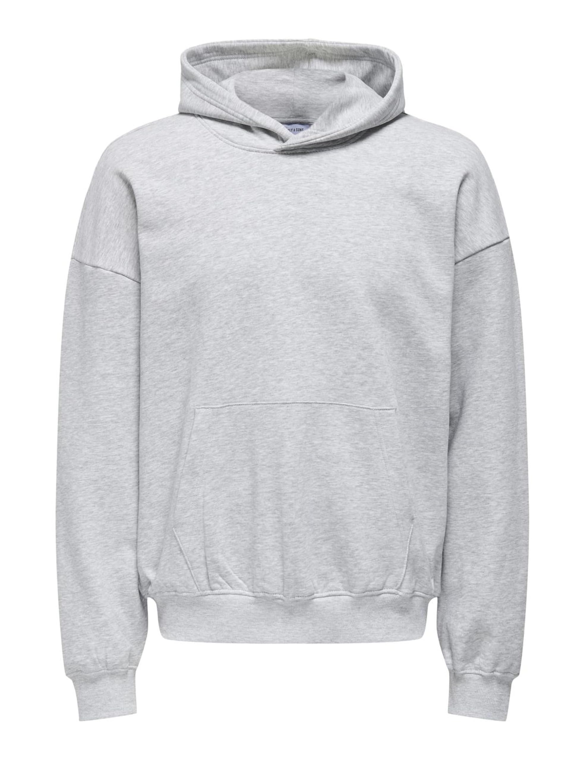 Only & Sons Onsturner Hoodie Felpa uomo Grigio taglia L