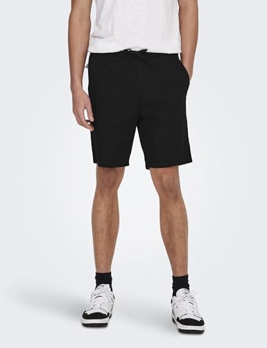 Only & Sons Onslinus loose fit shorts uomo in lino
