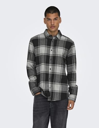 Only & Sons Onsphil LS Checked Camicia Uomo a Quadri XXL