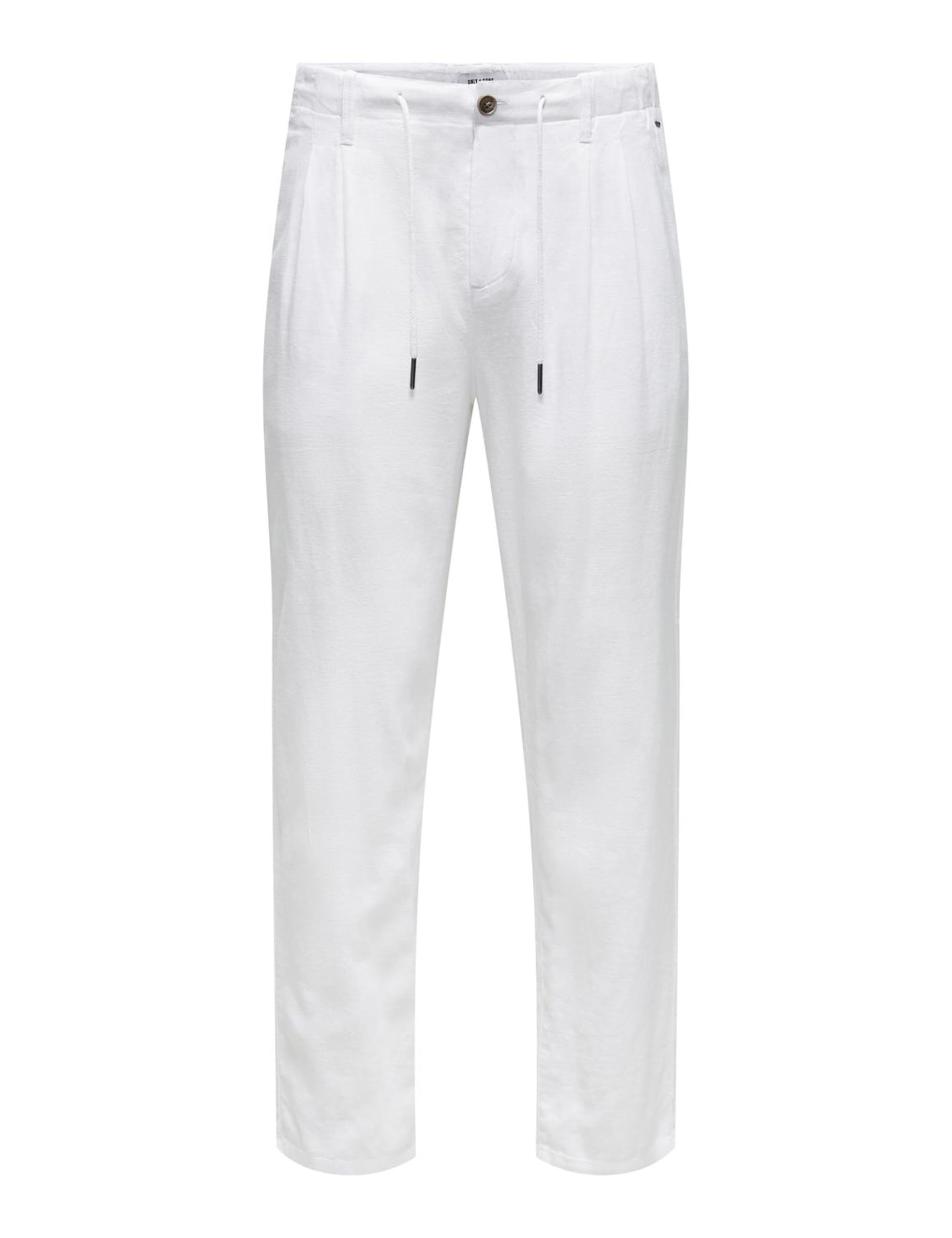 ONLY & SONS Onsleo 0048 Pantaloni Crop Lino 36W/32L