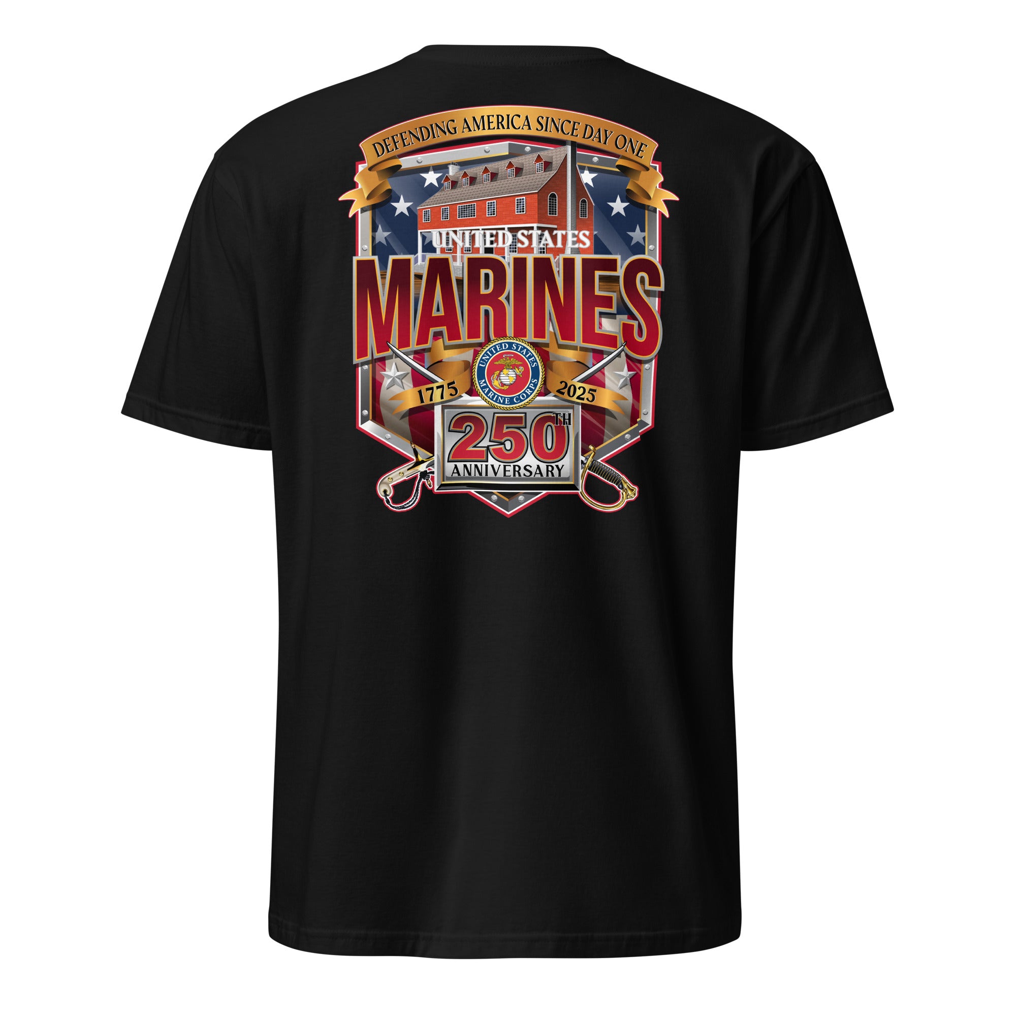 7.62 Design USMC 250th Birthday Maglietta Uomo Navy Cotone
