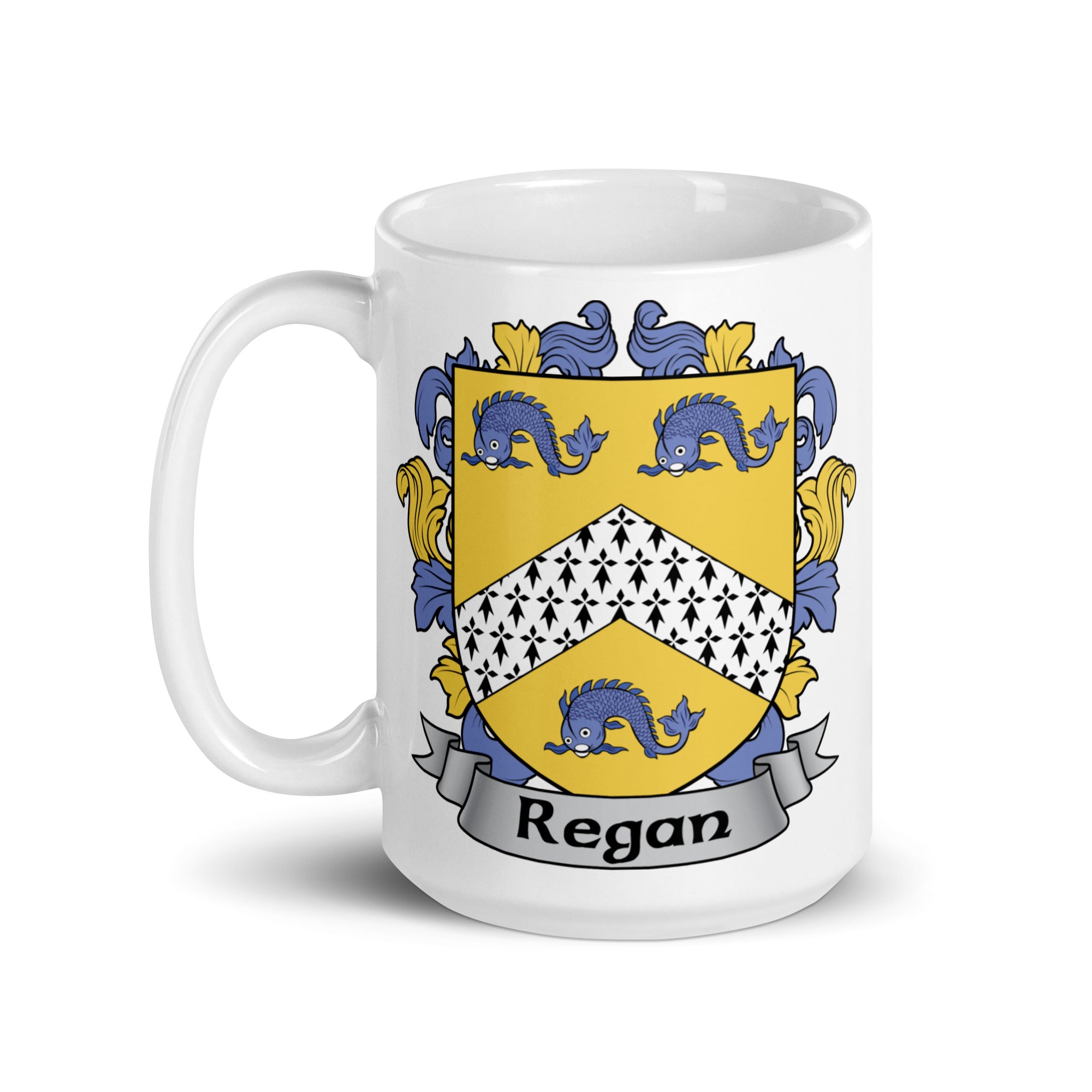 7.62 Design Regan Irish Crest Tazza Ceramica 15oz Stemma