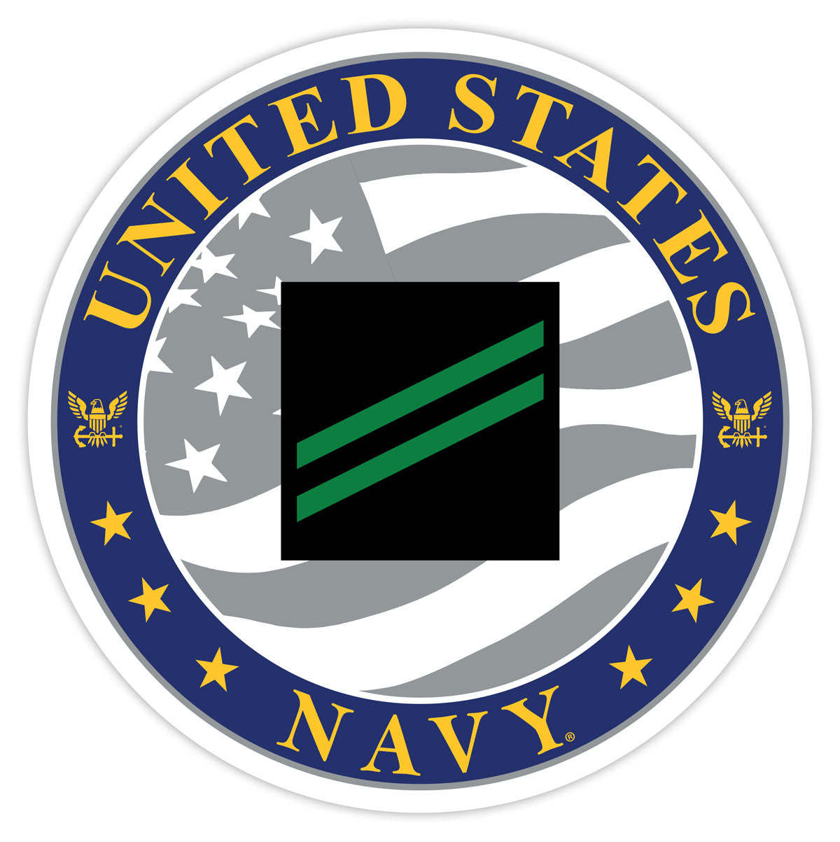 7.62 Design US Navy E-2 Airman Apprentice Adesivo 8,9 cm