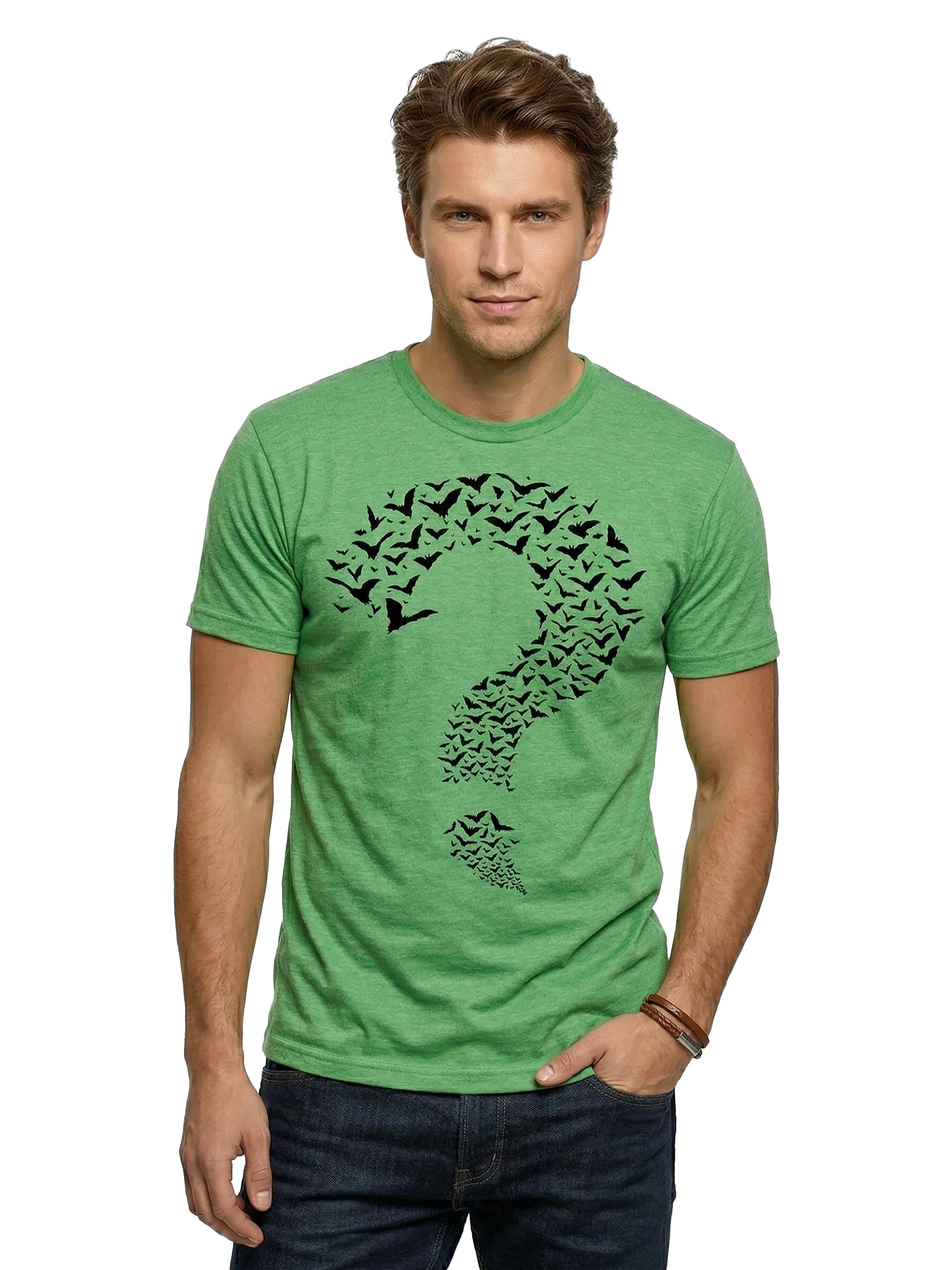 Makaya Riddler T-Shirt Uomo M Cotone Nero Stampa