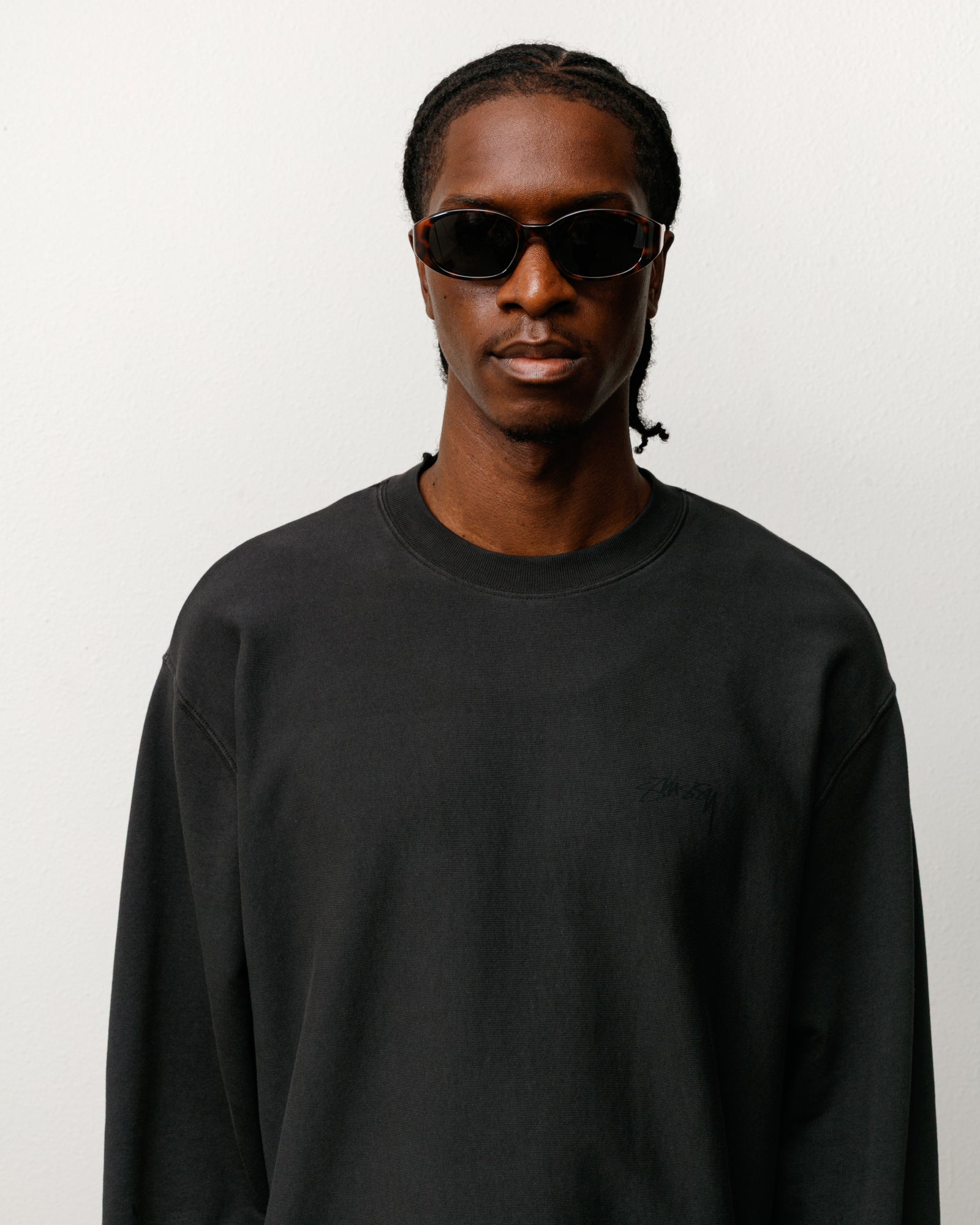 Stussy Roman occhiali da sole tartarugato marrone UV