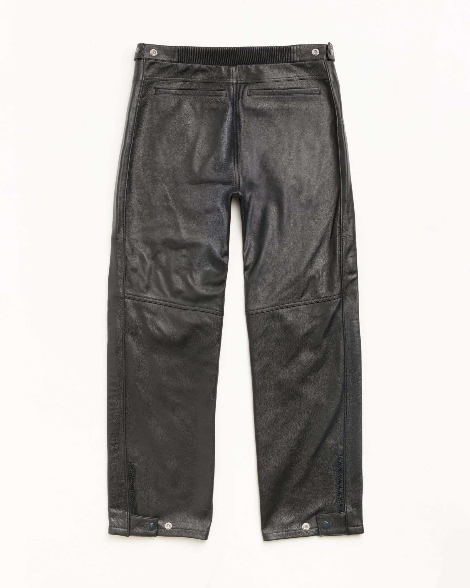 Stussy Pantaloni Moto in Pelle pantaloni pelle Black