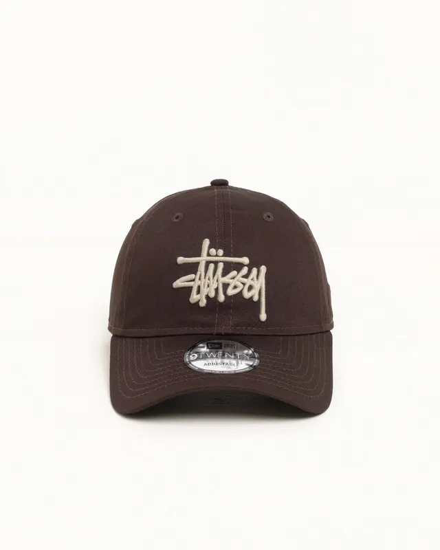 Stussy 9Twenty Basic Cap Cappellino Marrone Cotone New Era