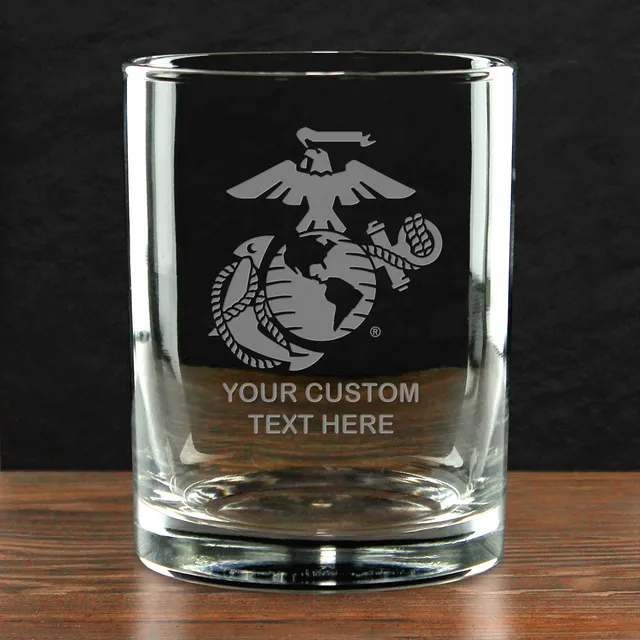 7.62 Design USMC Build Your Glass bicchiere whisky 40cl personalizzato