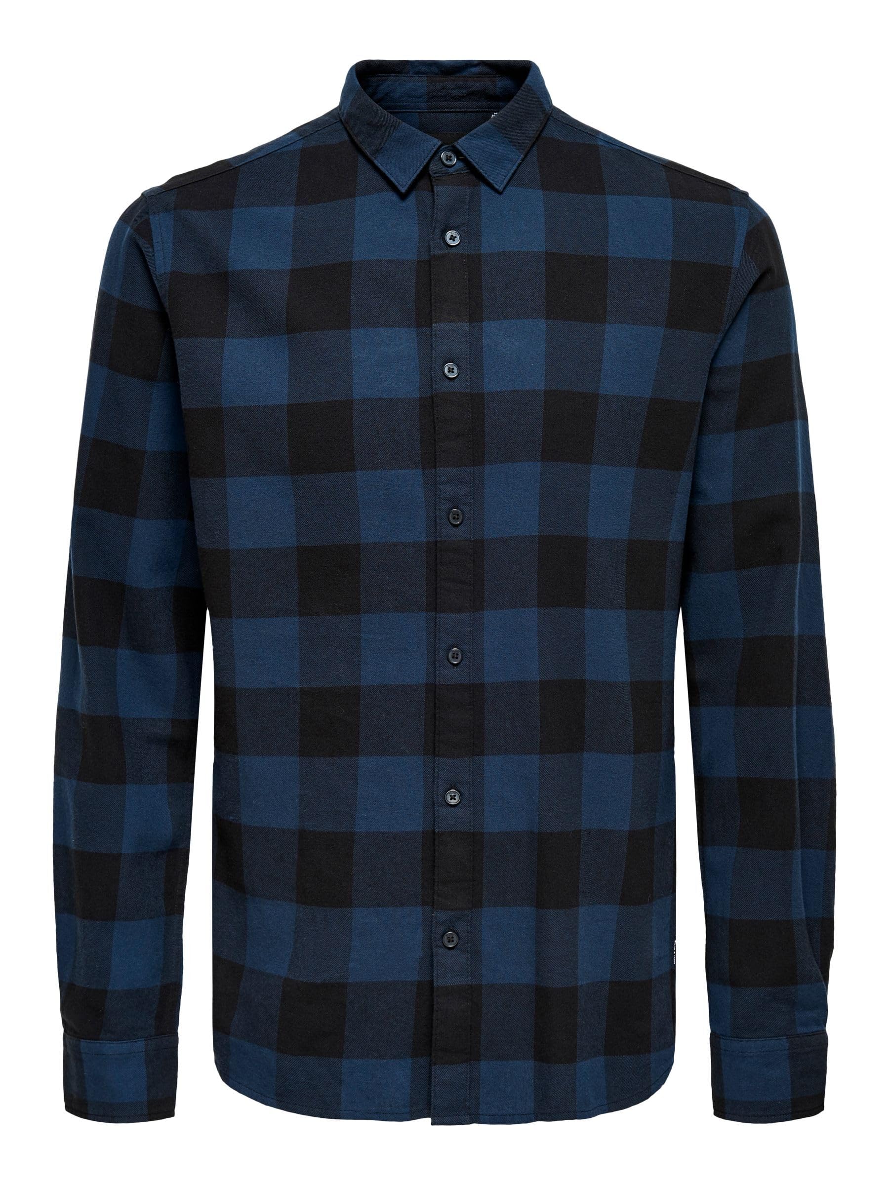ONLY & SONS Gudmund Camicia Cabernet Maniche Lunghe