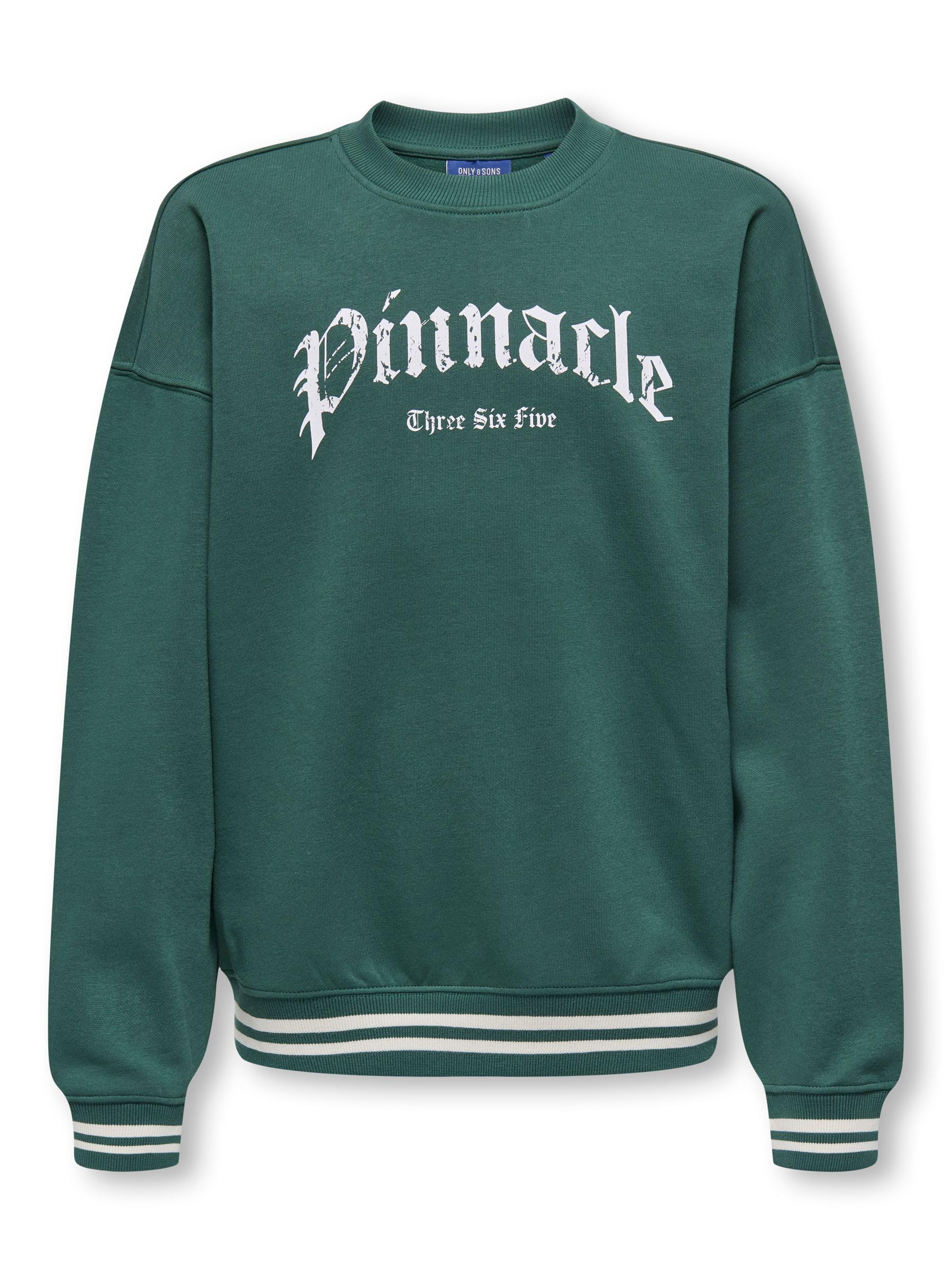 Only & Sons Connor Junior maglione verde bambino cotone