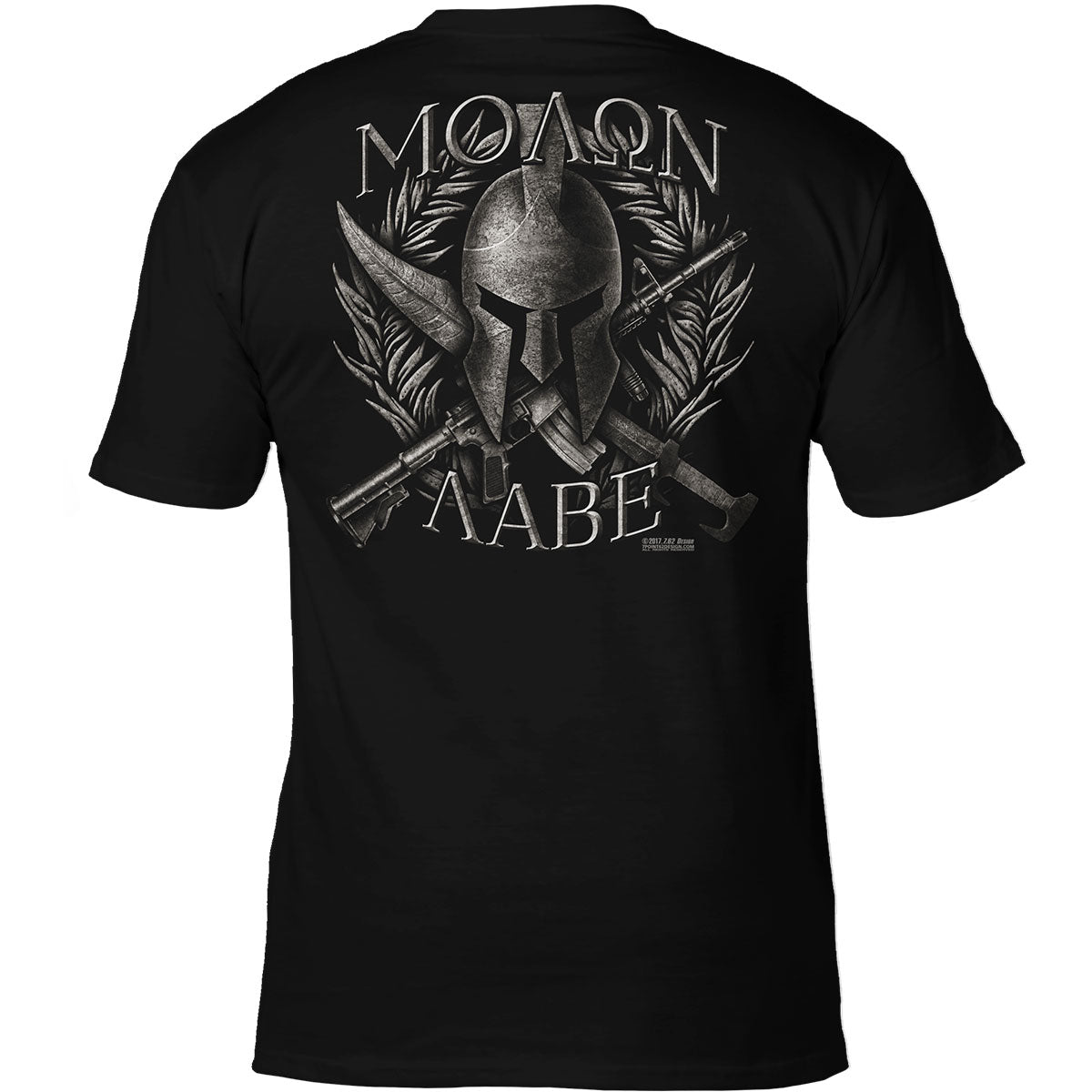 7.62 Design Molon Labe maglietta uomo nera premium
