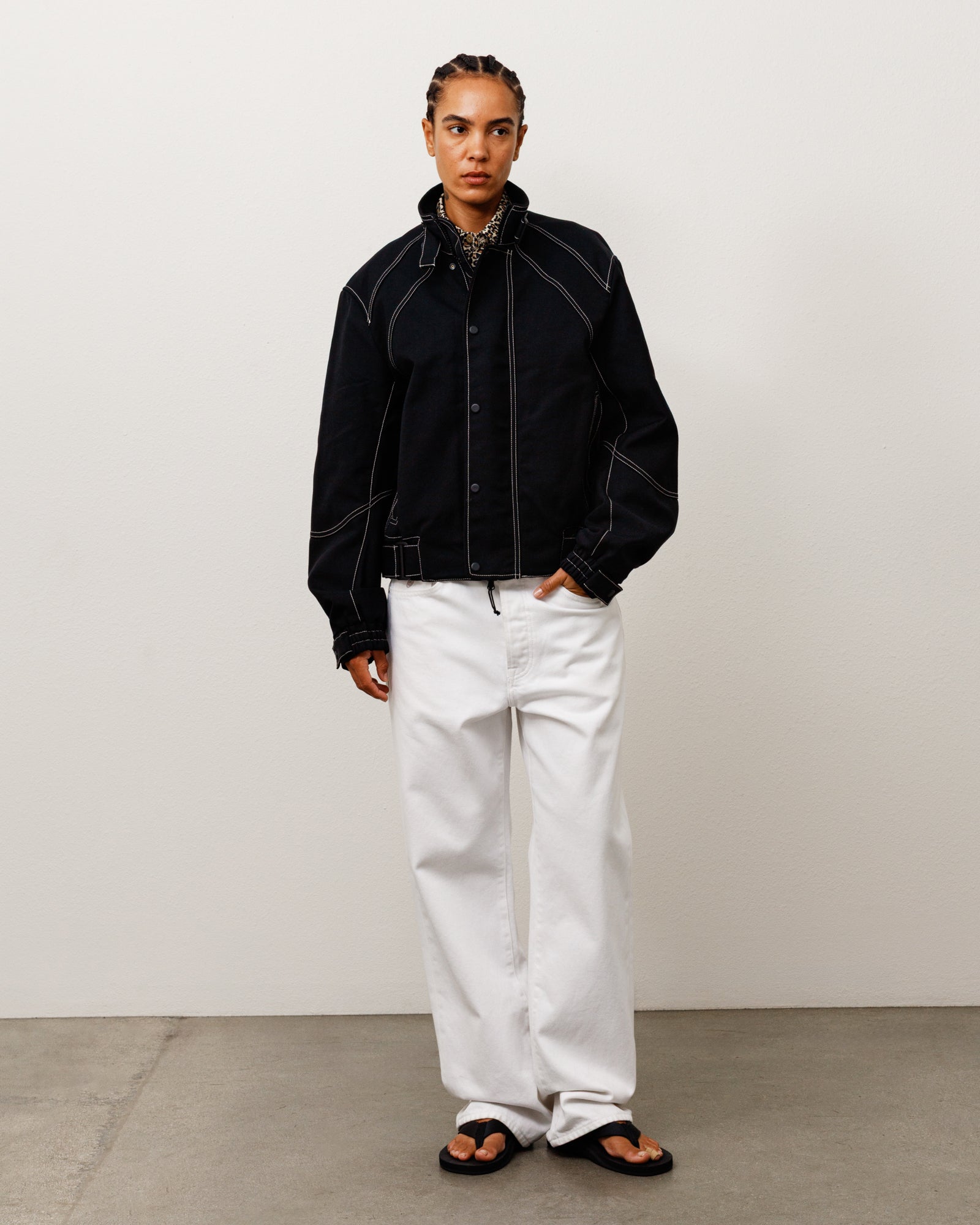 Stussy Touring Jacket giacca nylon nero taglie XS-XXL
