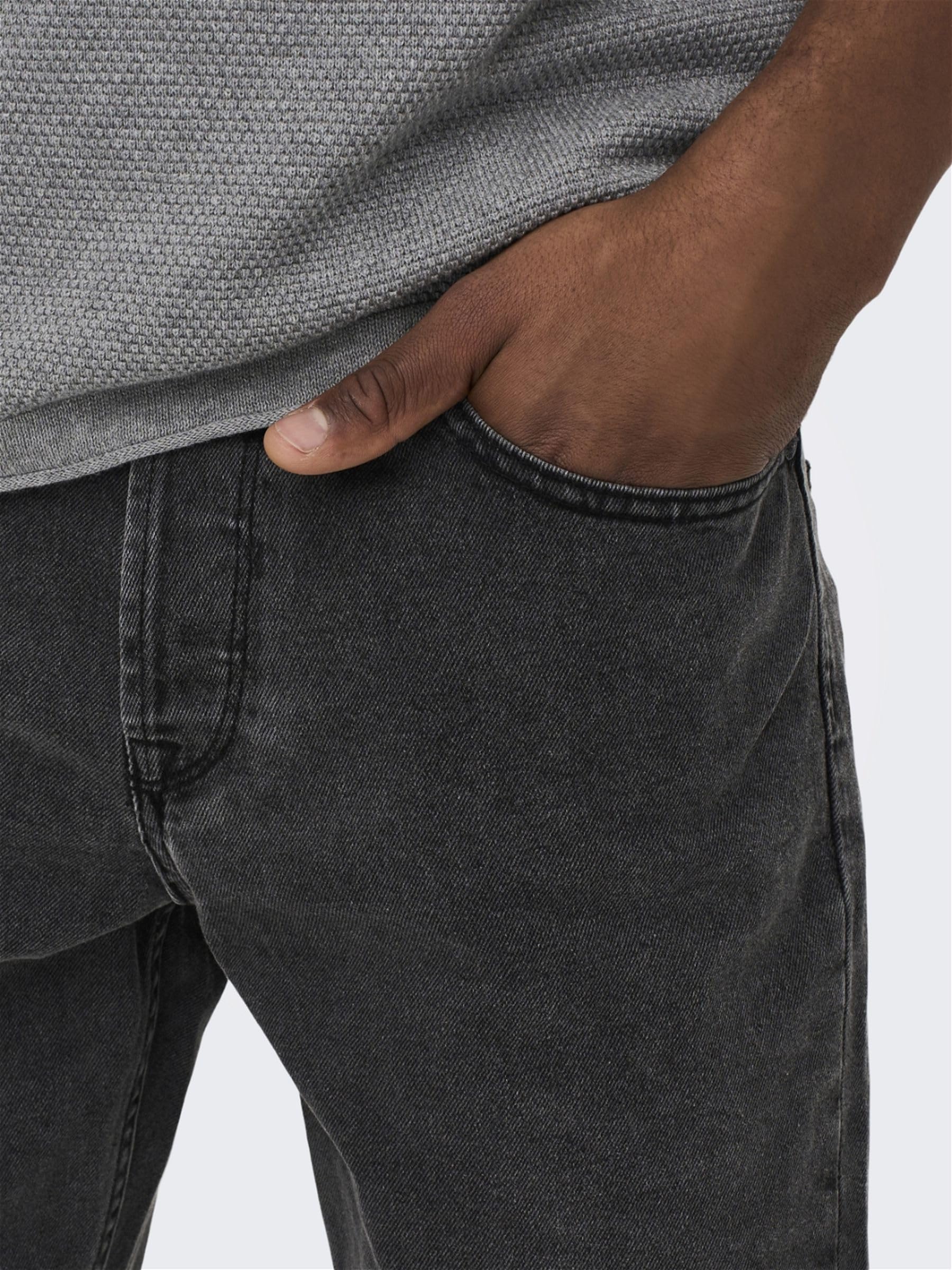 Only & Sons jeans uomo nero denim 29W/32L slim