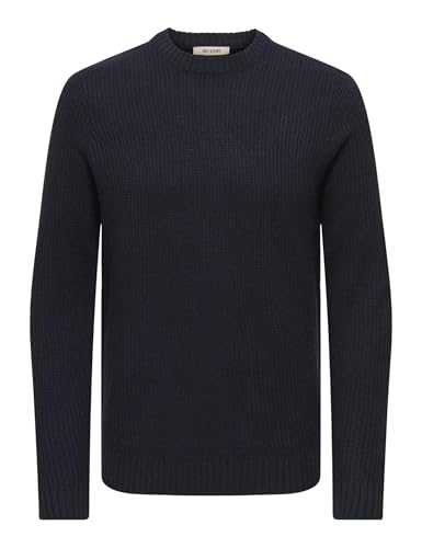 Only & Sons Onsalam Reg 5 Struc Maglione Navy Scuro S