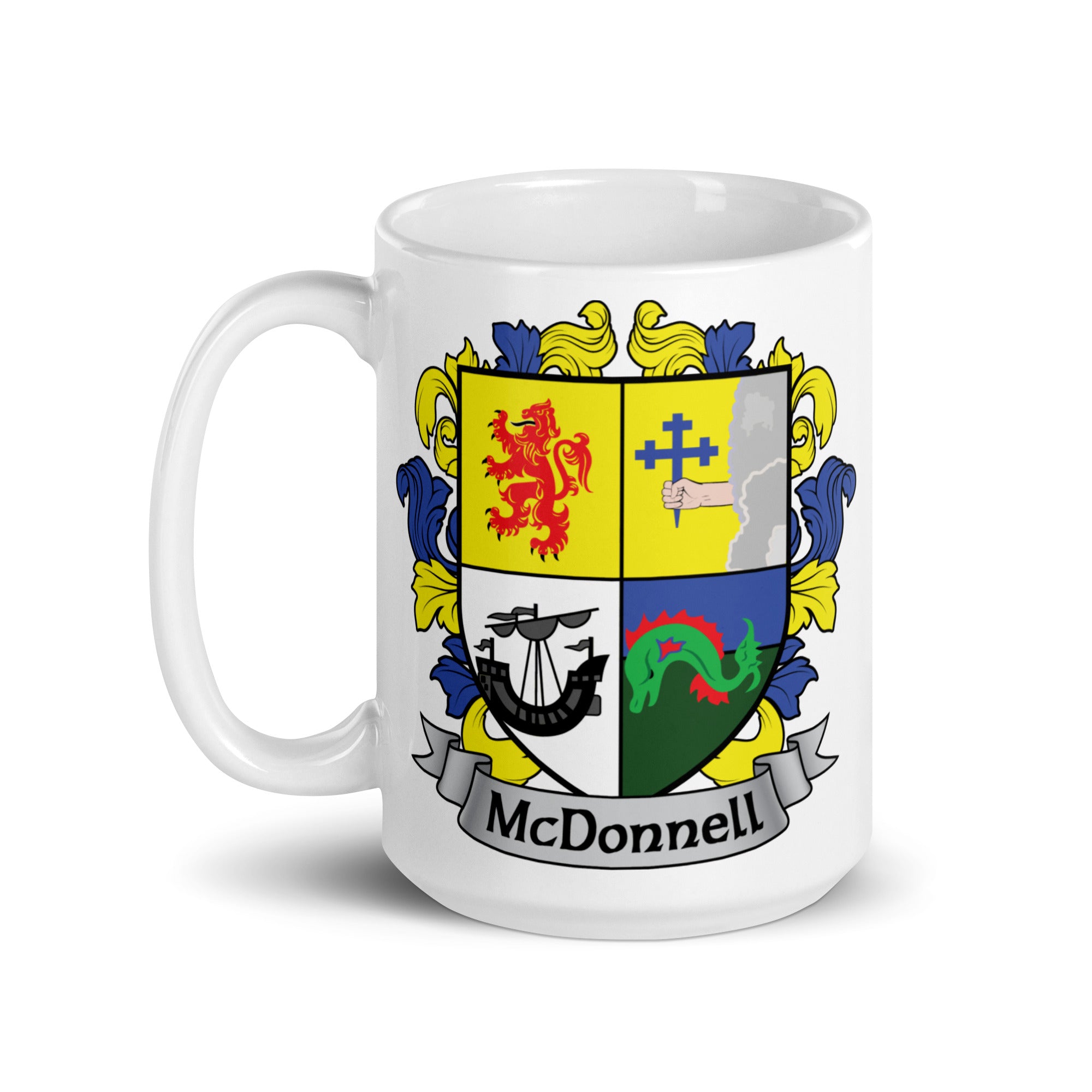 7.62 Design McDonnell Irish Crest tazza ceramica 15oz