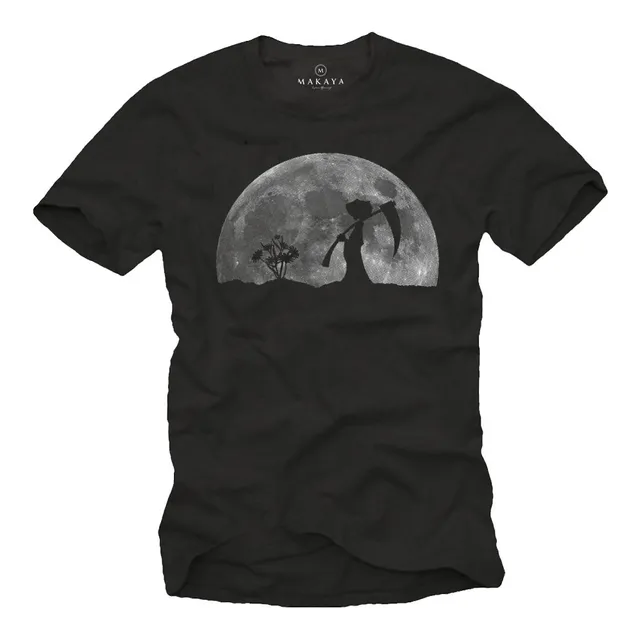 Makaya La Morte nel Giardino T-Shirt Uomo L Nera