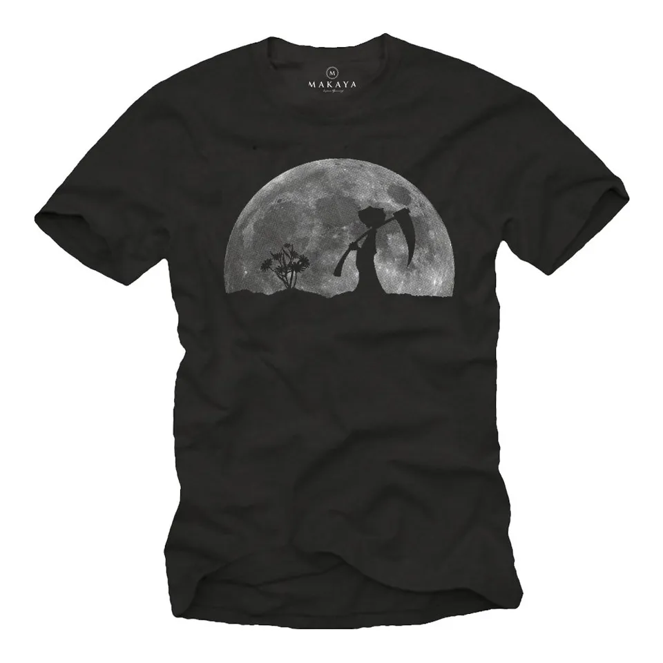 Makaya La Morte nel Giardino T-Shirt Uomo L Nera