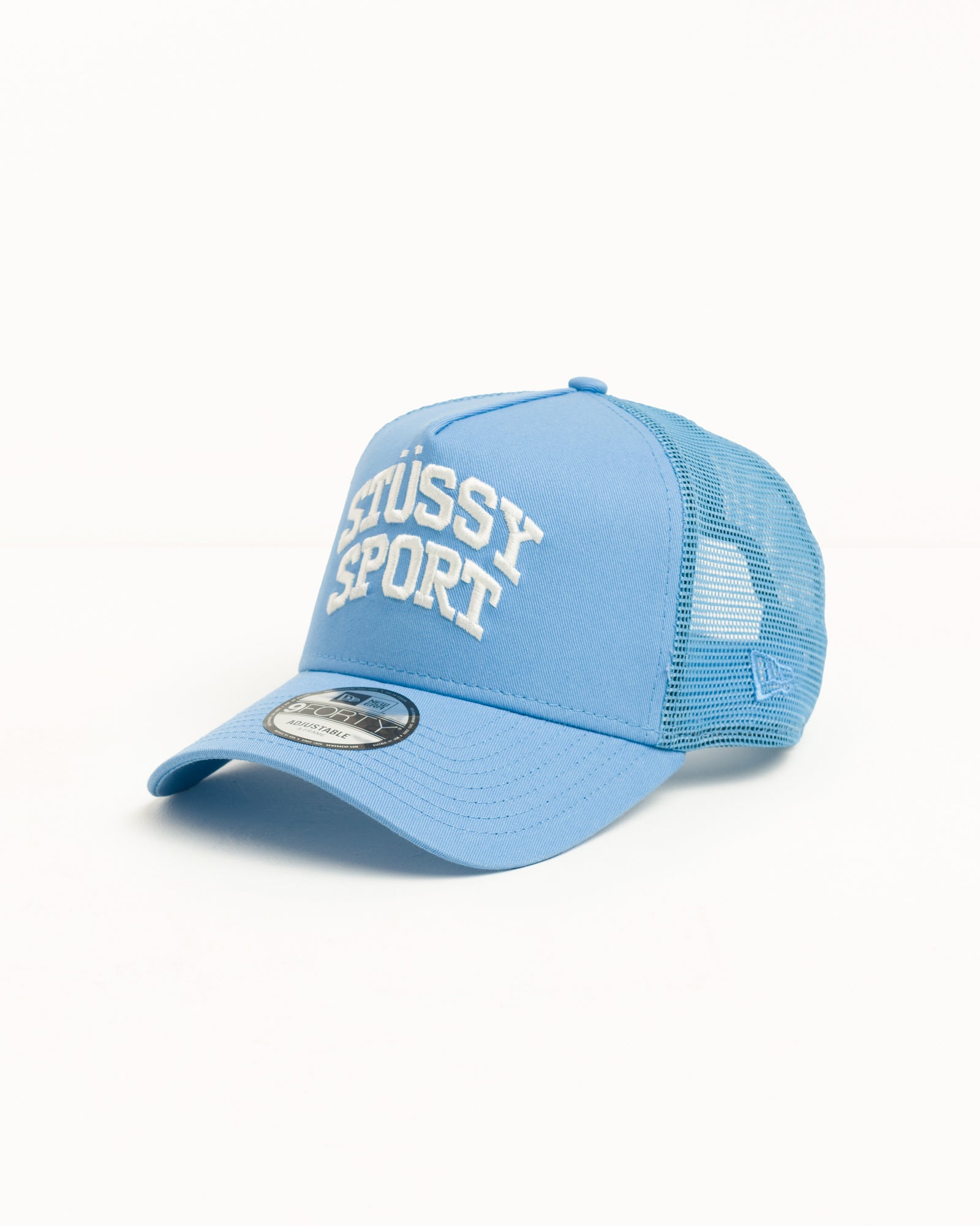 Stussy 9FORTY Sport Trucker berretto sky blue cotone