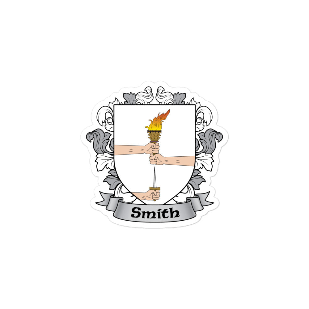 7.62 Design Smith Family Coat of Arms adesivo vinile 3x3 stemma