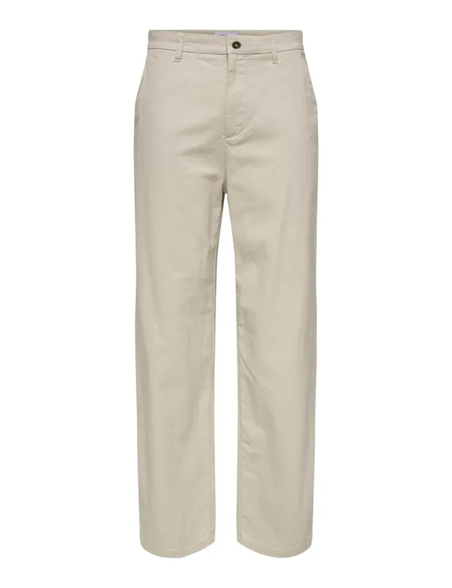 Only & Sons Onsbob Loose Pantaloni Rivestimento Argento