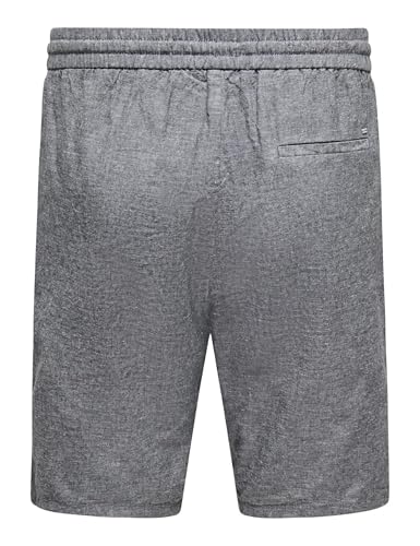 Only & Sons Onslinus 0007 pantaloncini uomo XL grigio lino