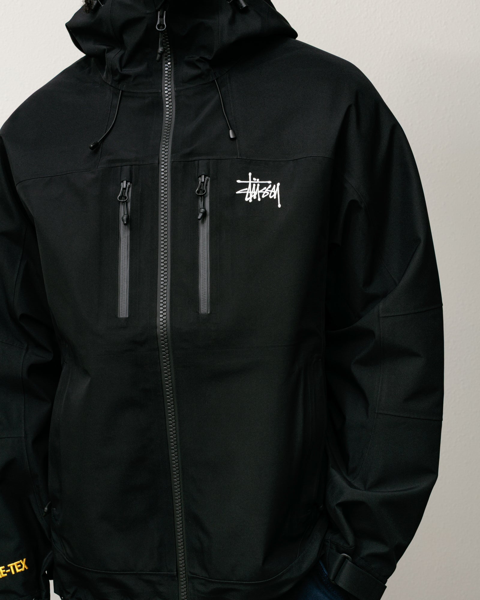 Stussy Gore-Tex Guide Shell giacca impermeabile Black