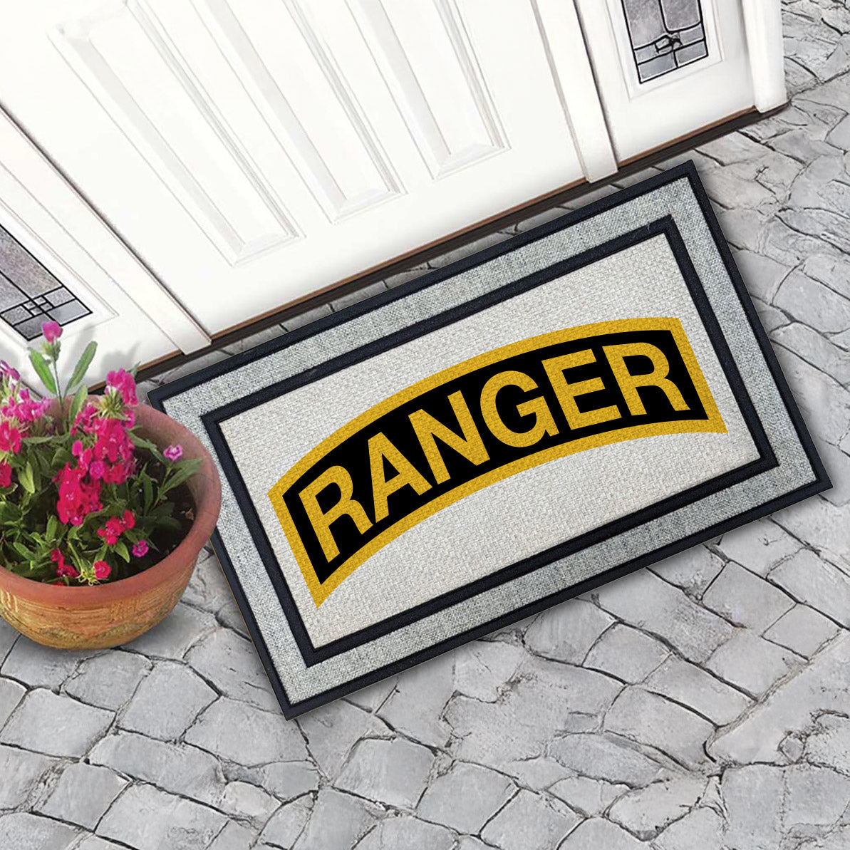 7.62 Design Ranger Tab Zerbino 45x76 cm Grigio Antiscivolo