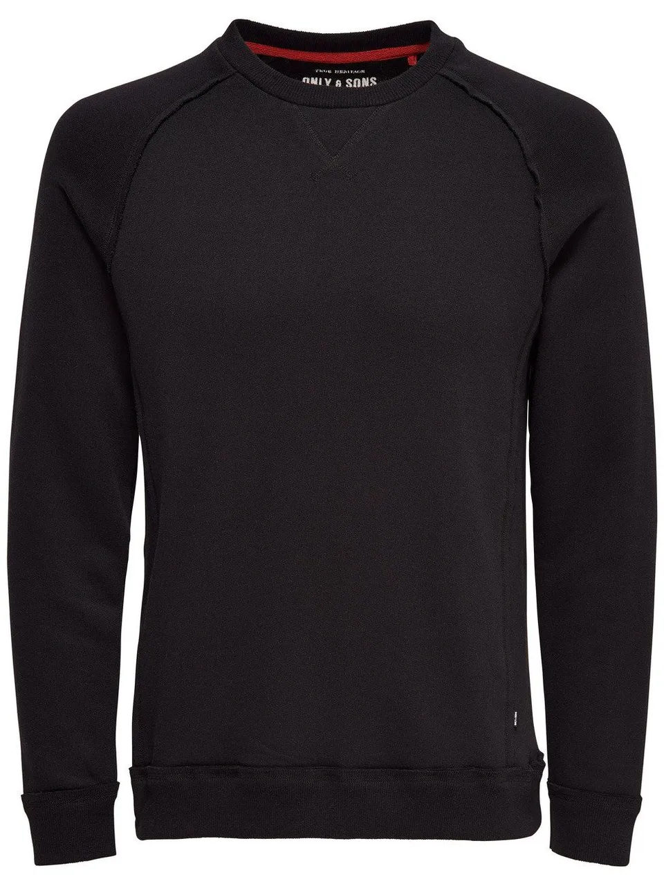 ONLY & SONS Onsfrede felpa girocollo uomo L nero cotone