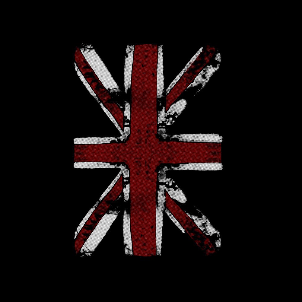 Makaya Union Jack T-Shirt Donna Cotone Nera Taglia M