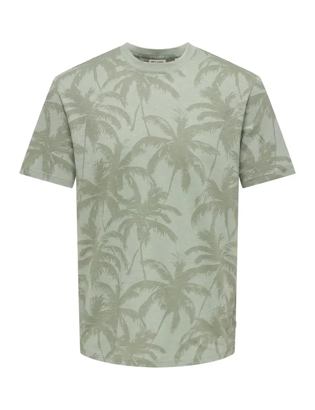 Only & Sons Onsperry Leaf maglietta uomo verde taglia S