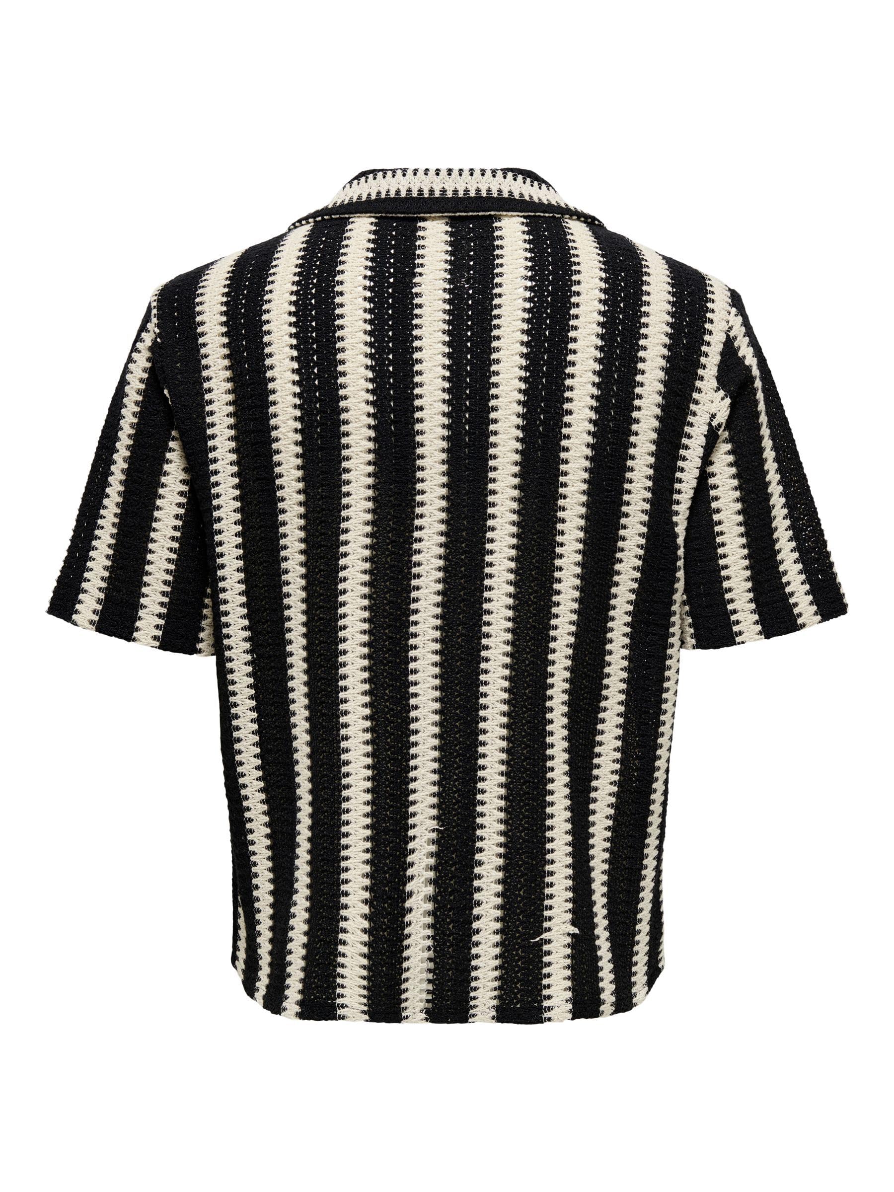 Only & Sons Onsdani Crochet Camicia Uomo XS Nero
