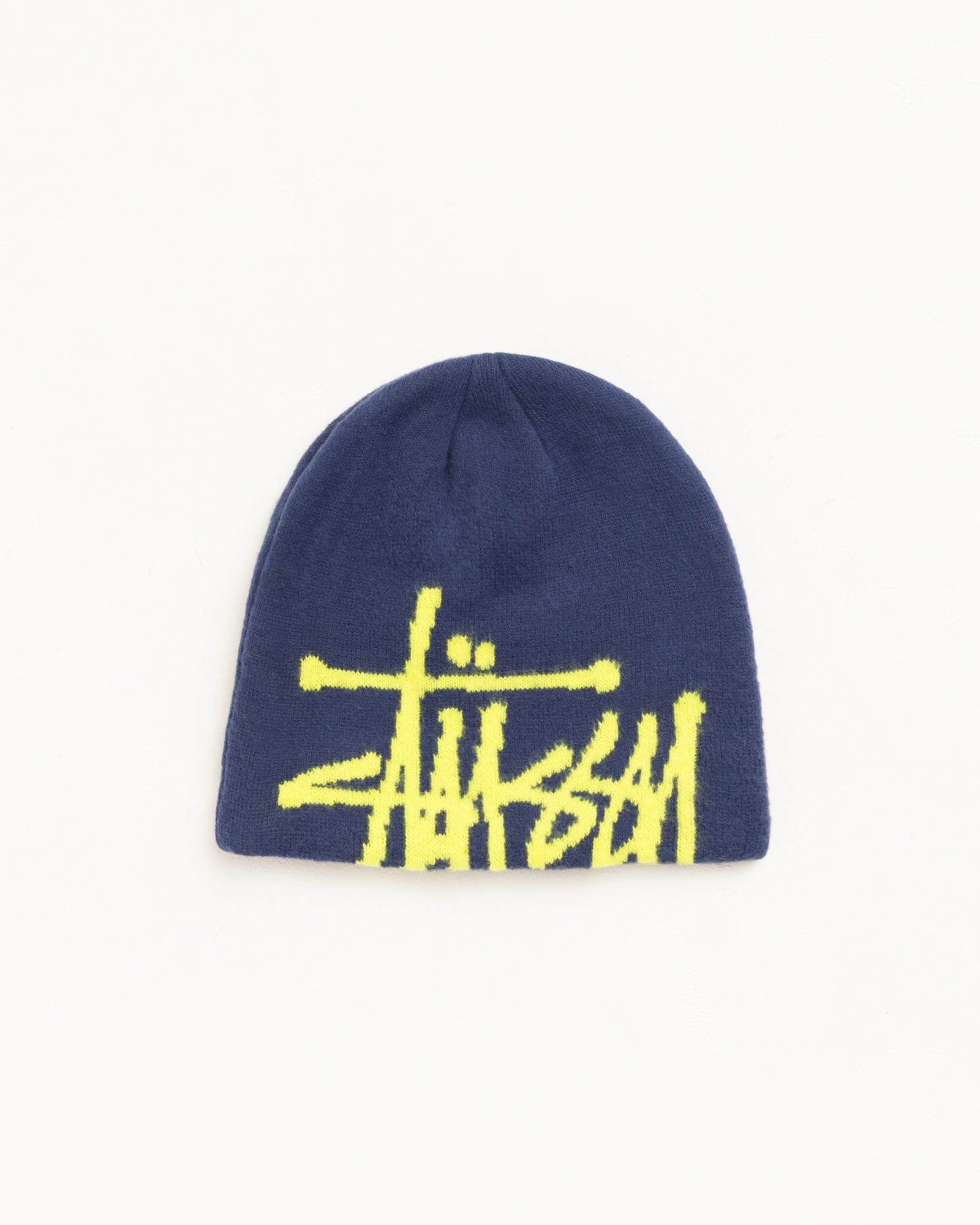 Stussy Skullcap beanie berretto blu Navy acrilico jacquard