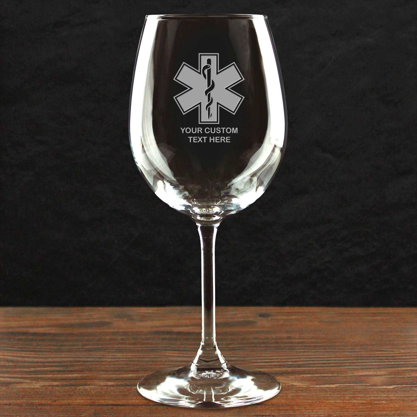 7.62 Design Drinkware Firefighter calice vino 16 oz Maltese Cross