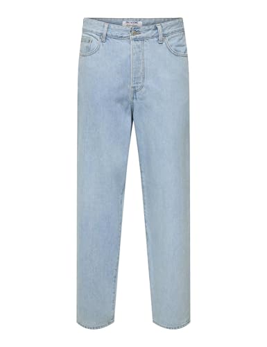 Only & Sons Onfive Baggy Jeans Uomo 33W/34L Denim