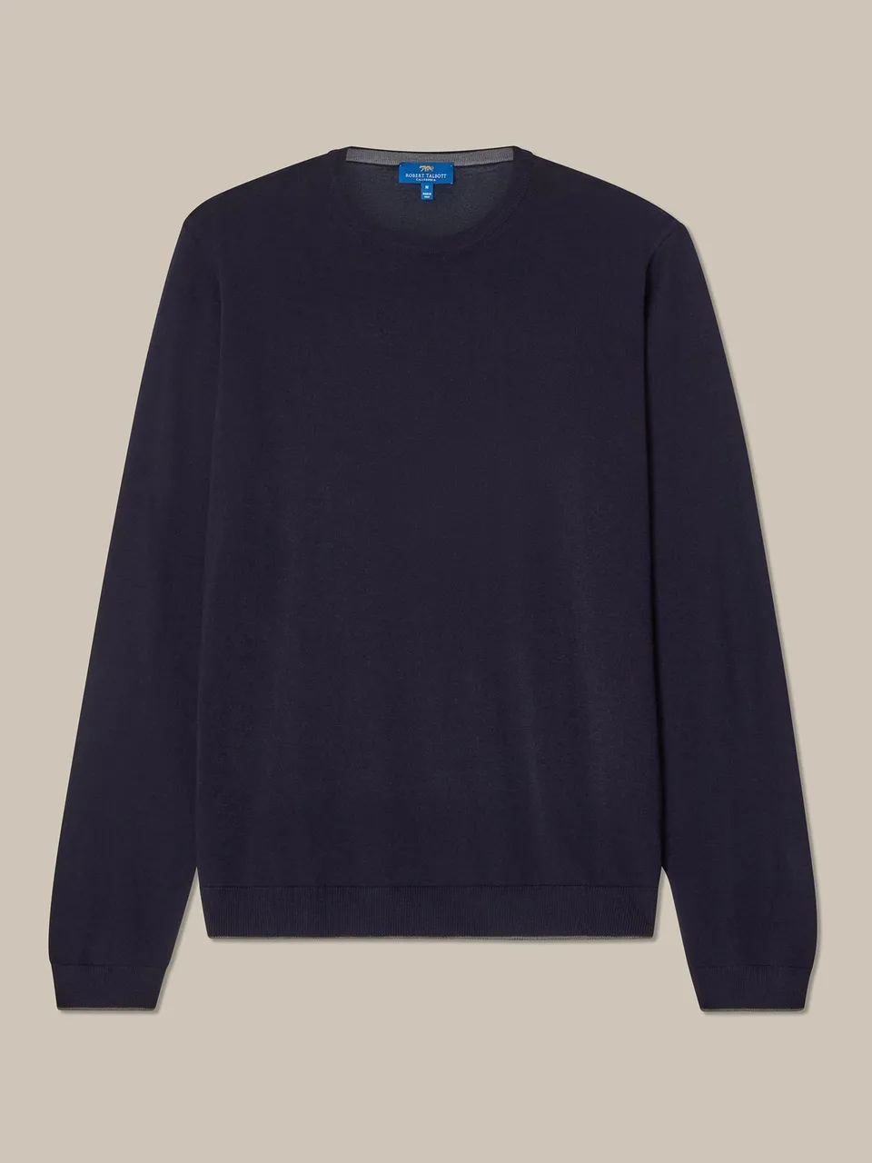 Robert Talbott Keaton Maglione Uomo Navy Merino
